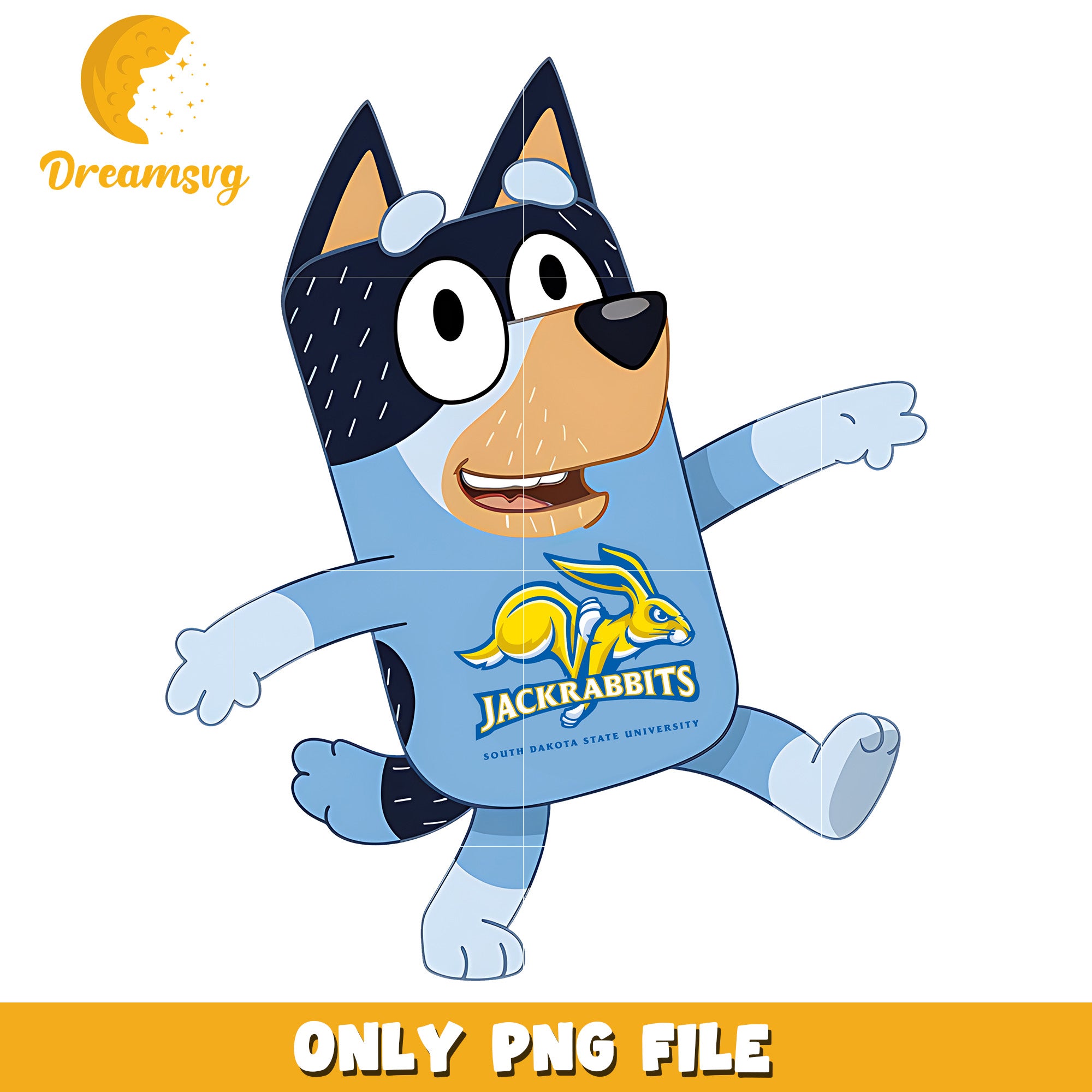 Bluey dad logo design png, South Dakota State Jackrabbits png, ncaa png