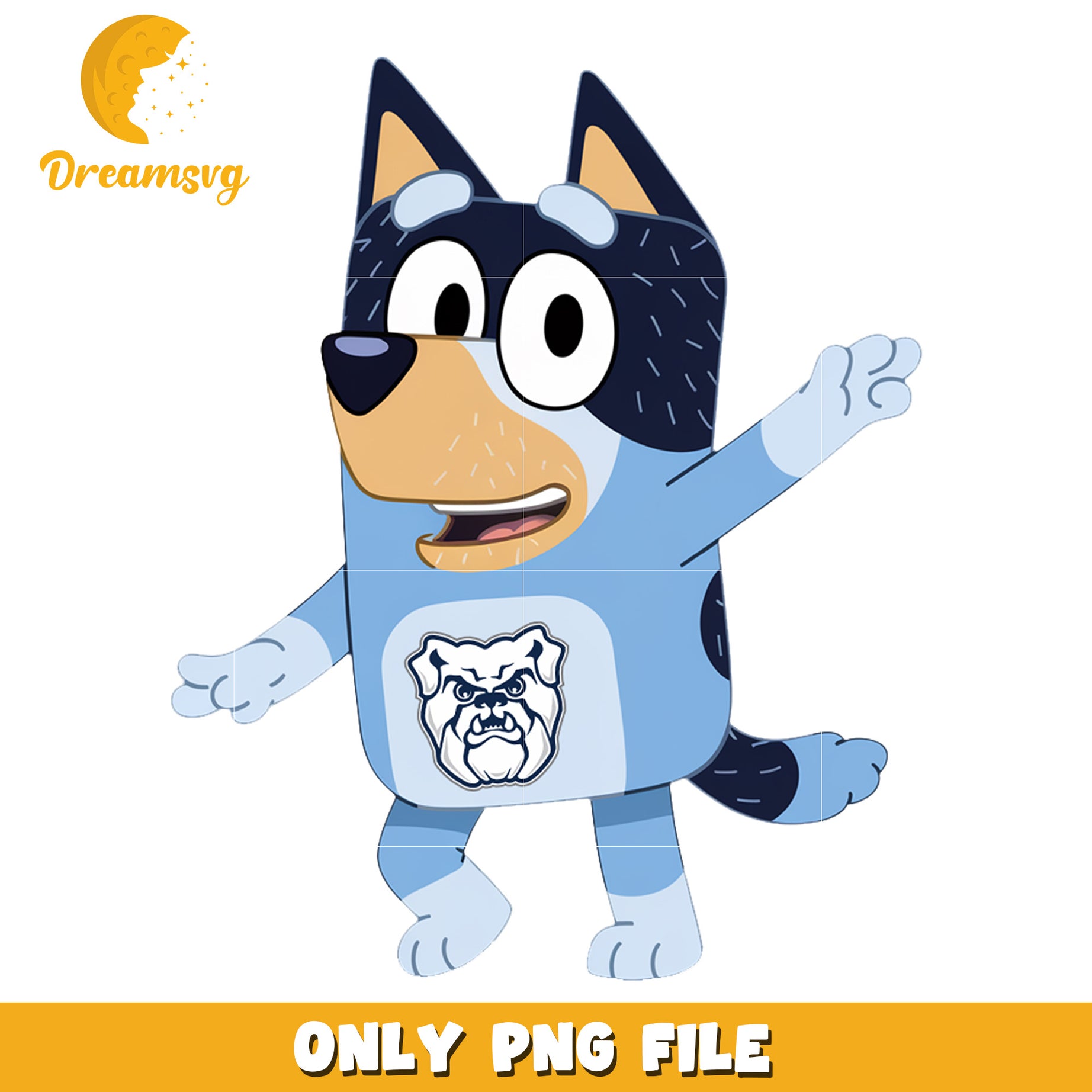 Bluey dad logo ncaa png, Butler Bulldogs png, ncaa png