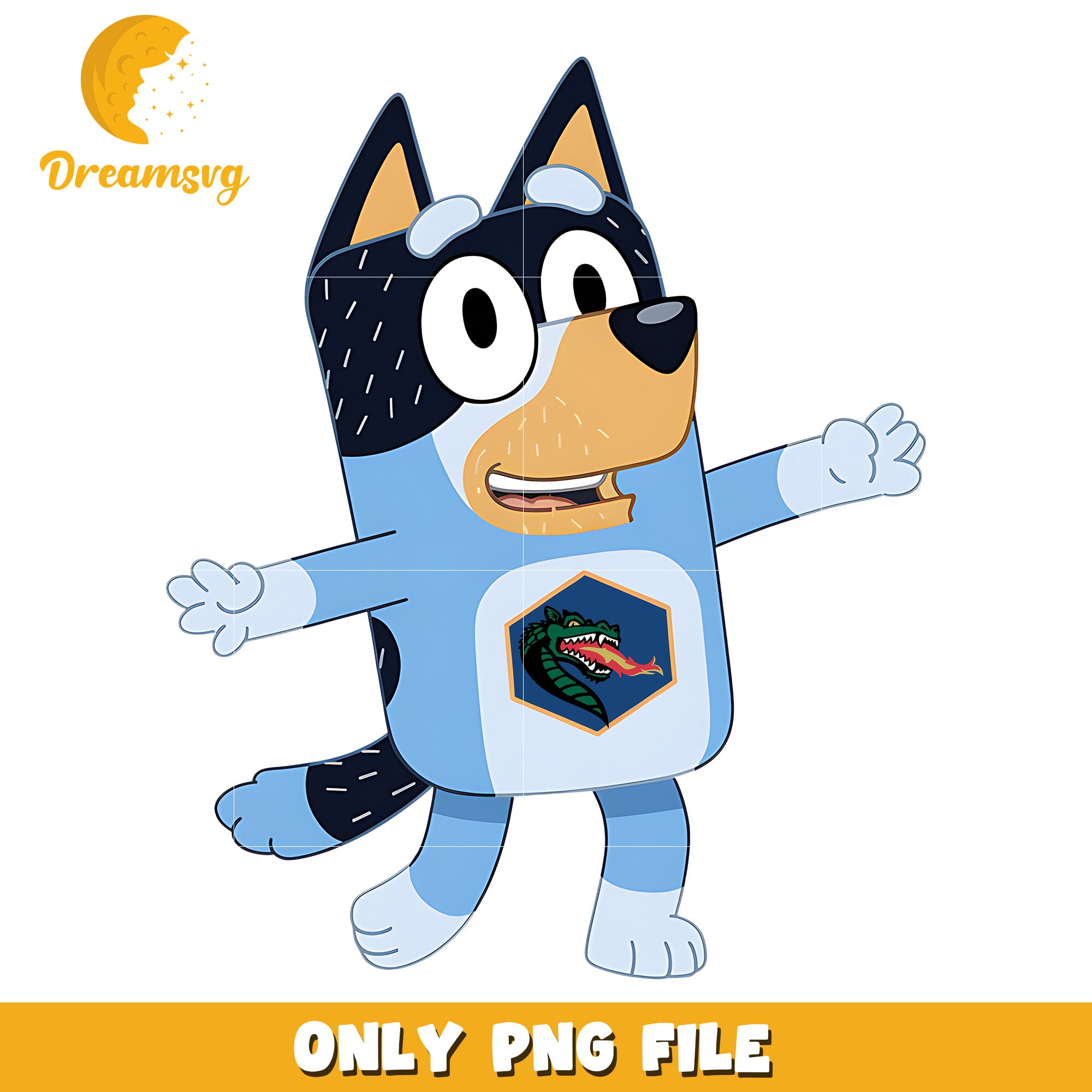 Bluey dog logo ncaa team png, UAB Blazers png, ncaa png