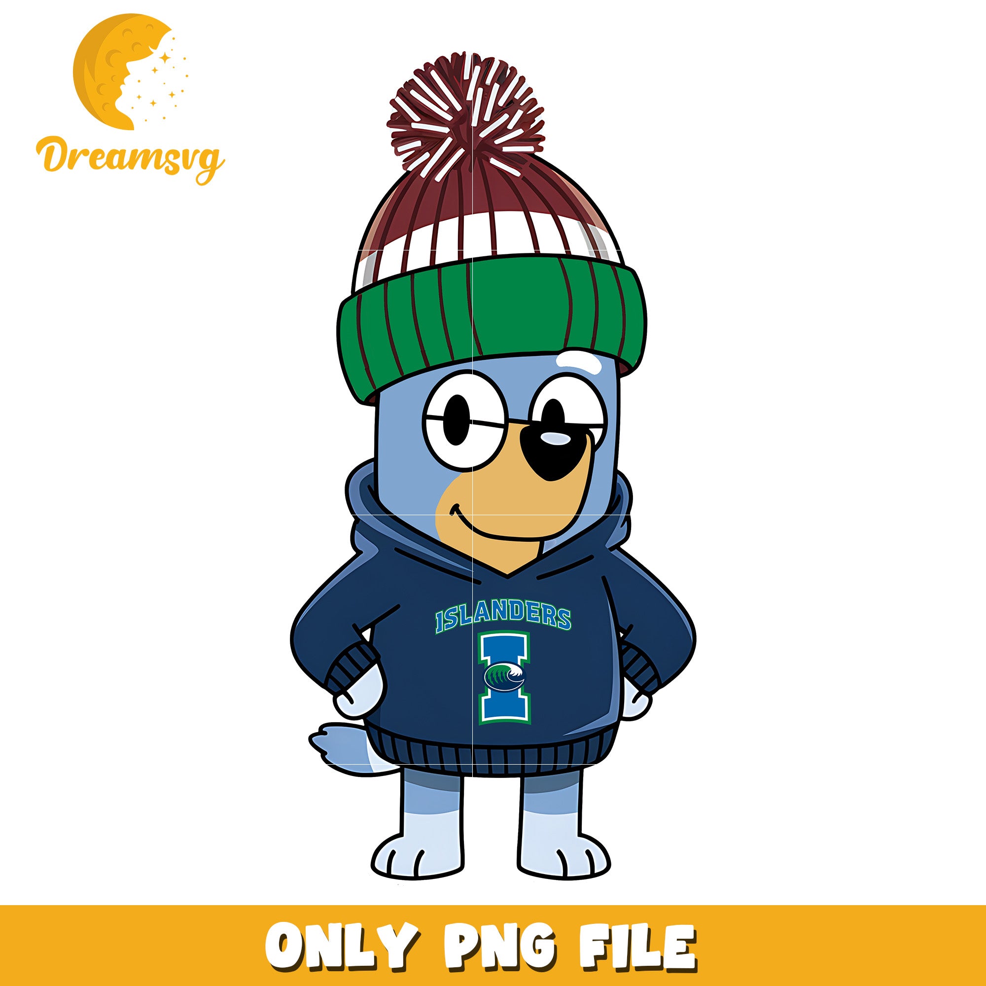 Bluey hoodie fan ncaa png, Texas A&M CC Islanders png, ncaa png