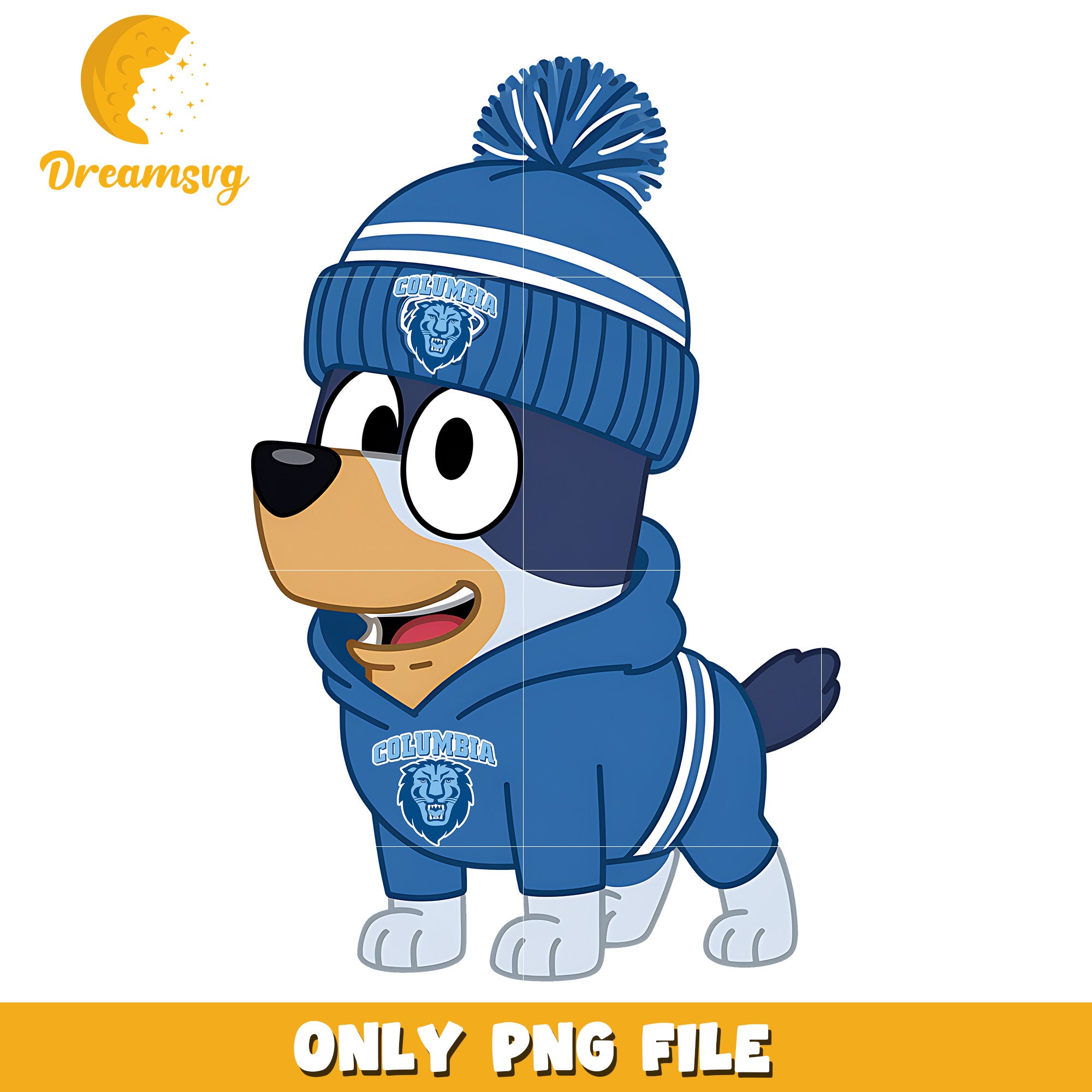 Bluey hoodie logo ncaa ncaa png, Columbia Lions png, ncaa png
