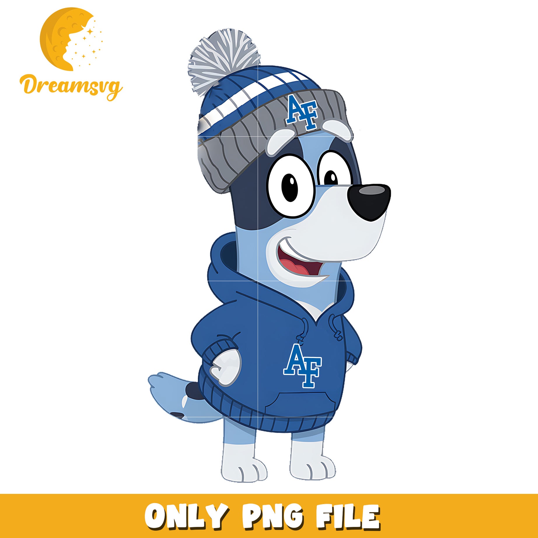 Bluey hoodie logo ncaa png, Air Force Falcons png, ncaa png
