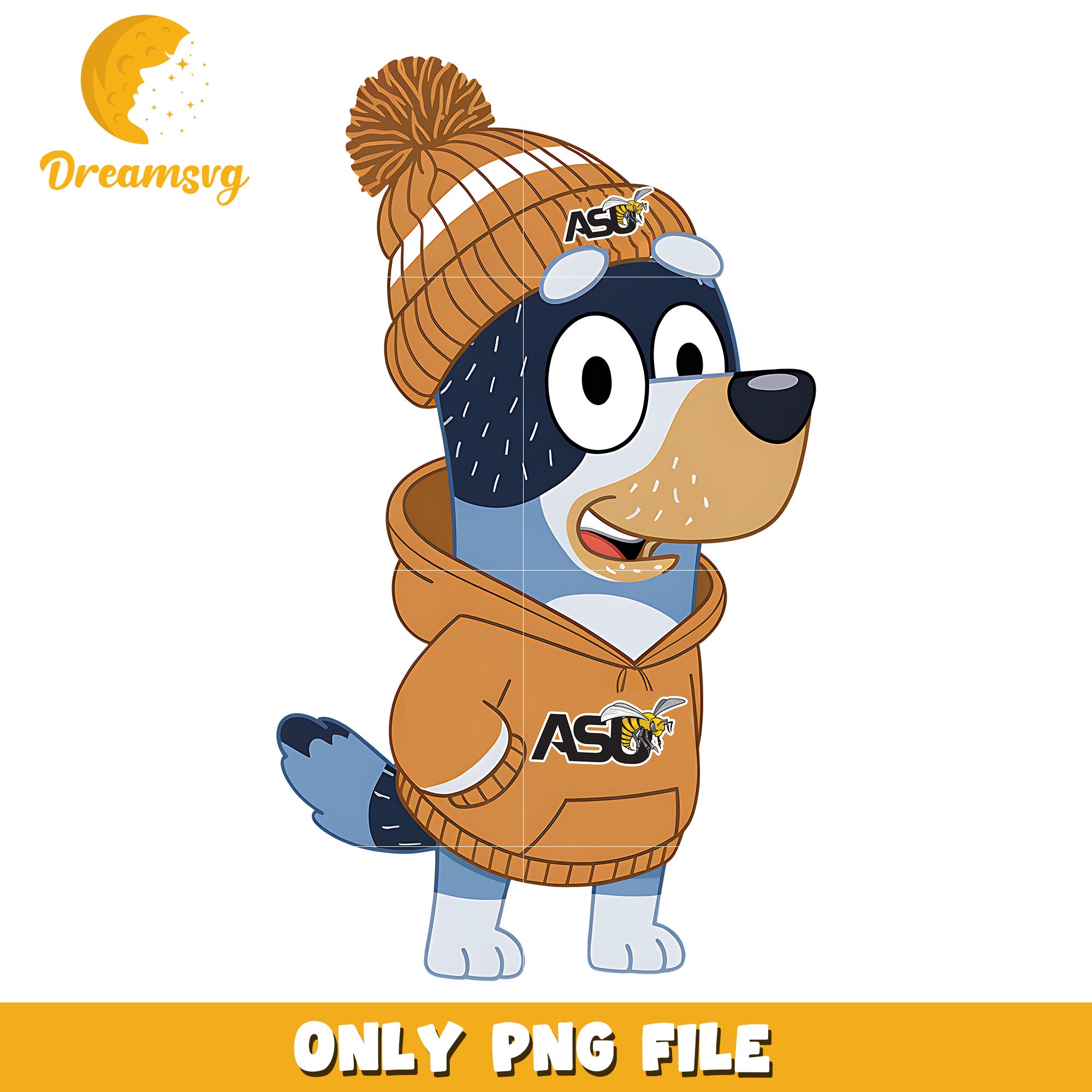 Bluey hoodie logo ncaa png, Alabama State Hornets png, ncaa png