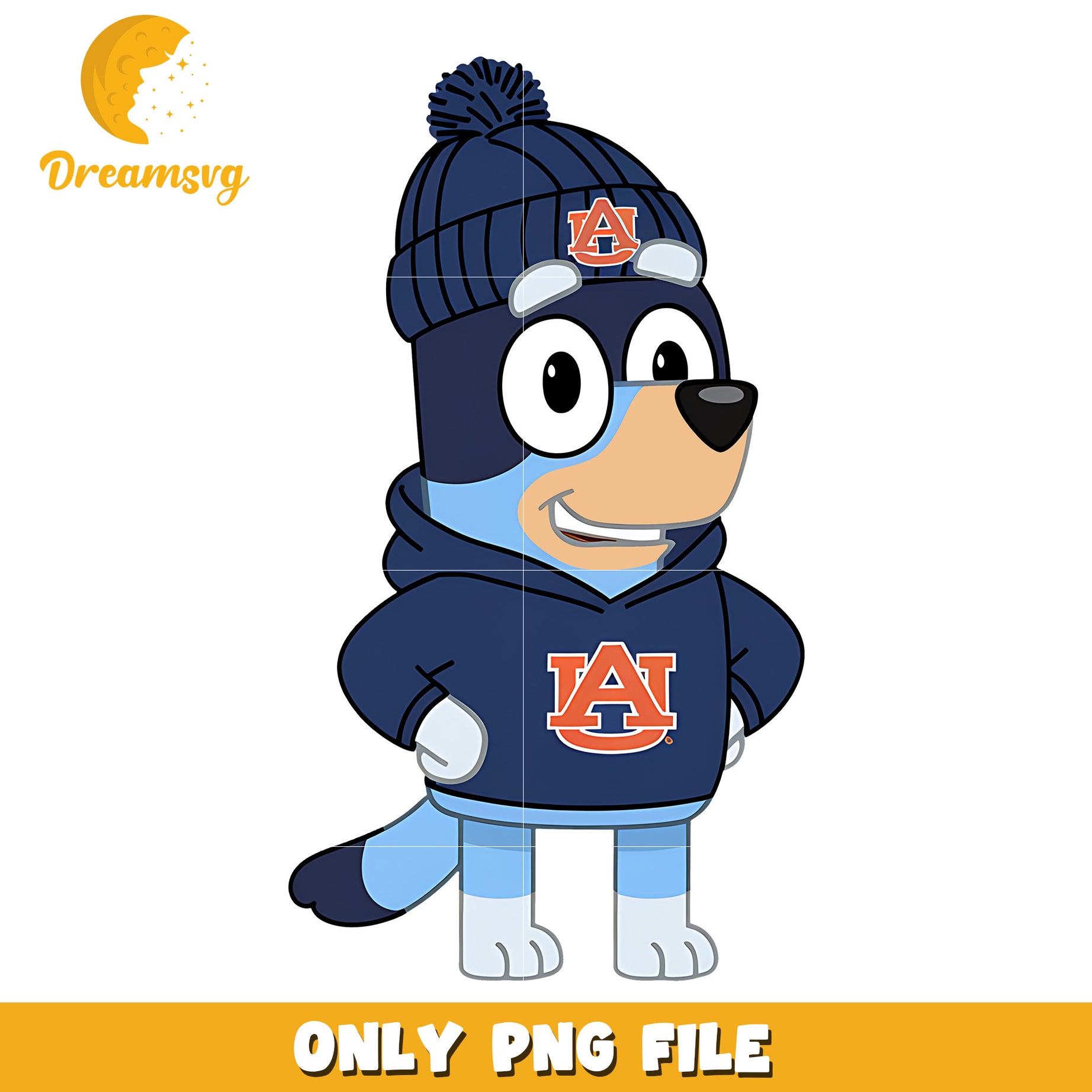 Bluey hoodie logo ncaa png, Auburn Tigers png, ncaa png