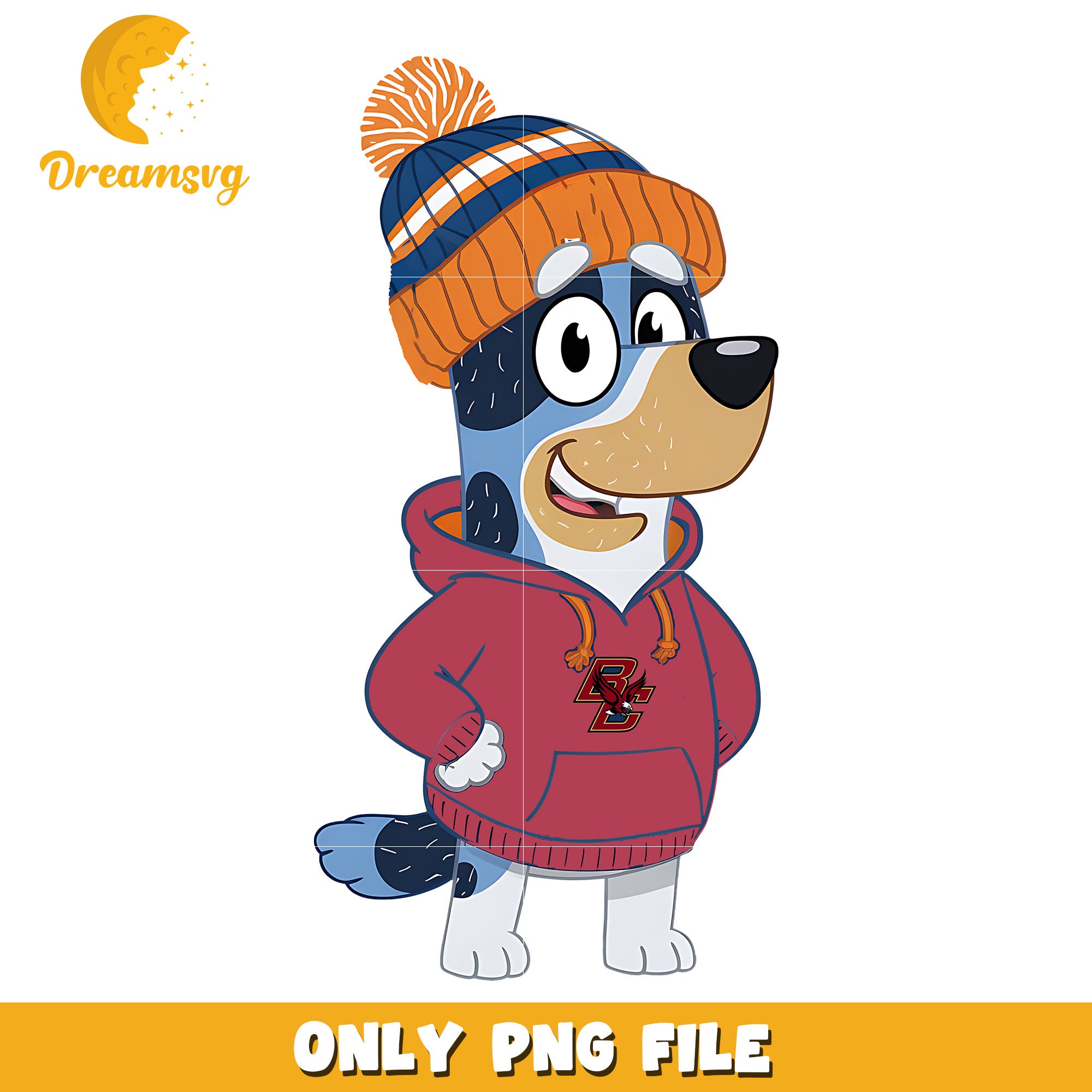 Bluey hoodie logo ncaa png, Boston College Eagles png, ncaa png
