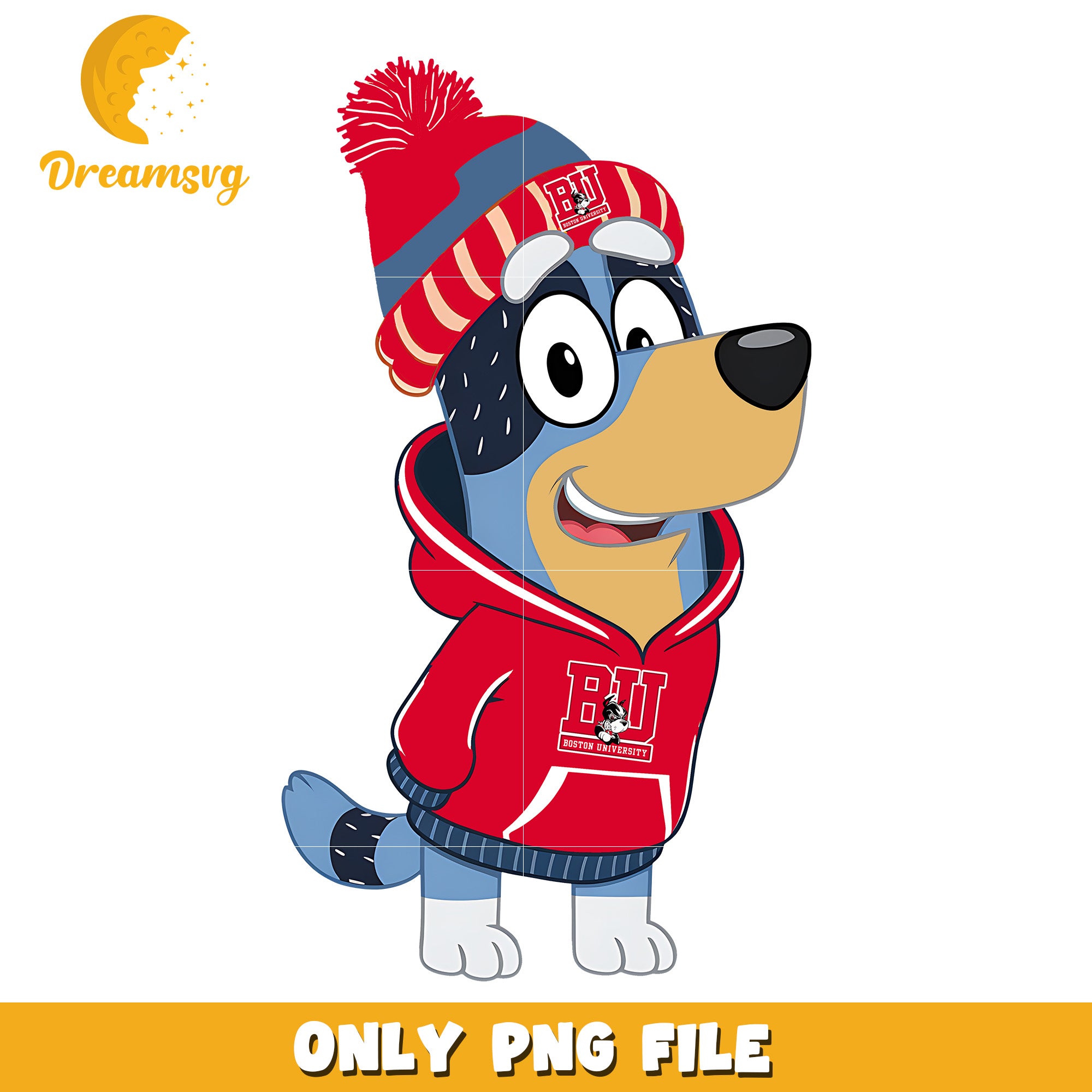 Bluey hoodie logo ncaa png, Boston University Terriers png, ncaa png
