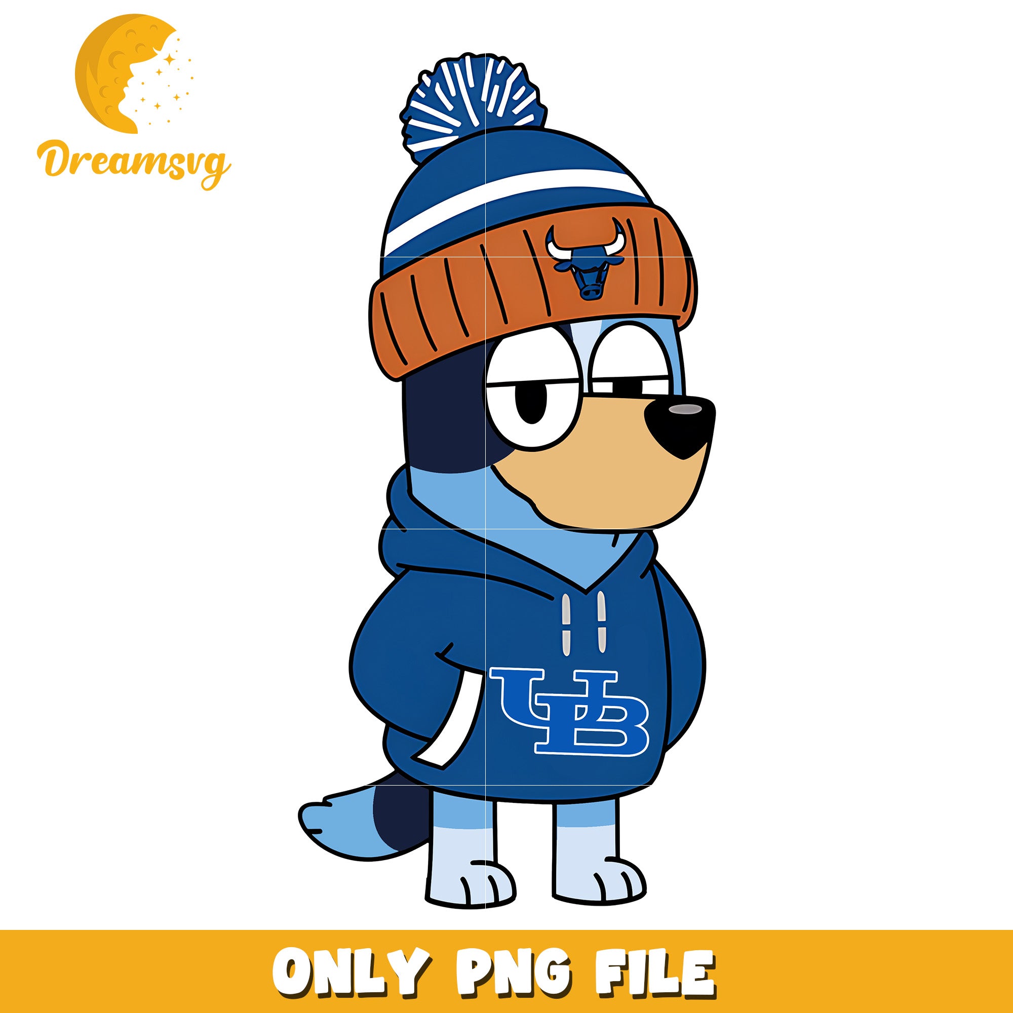 Bluey hoodie logo ncaa png, Buffalo Bulls png, ncaa png