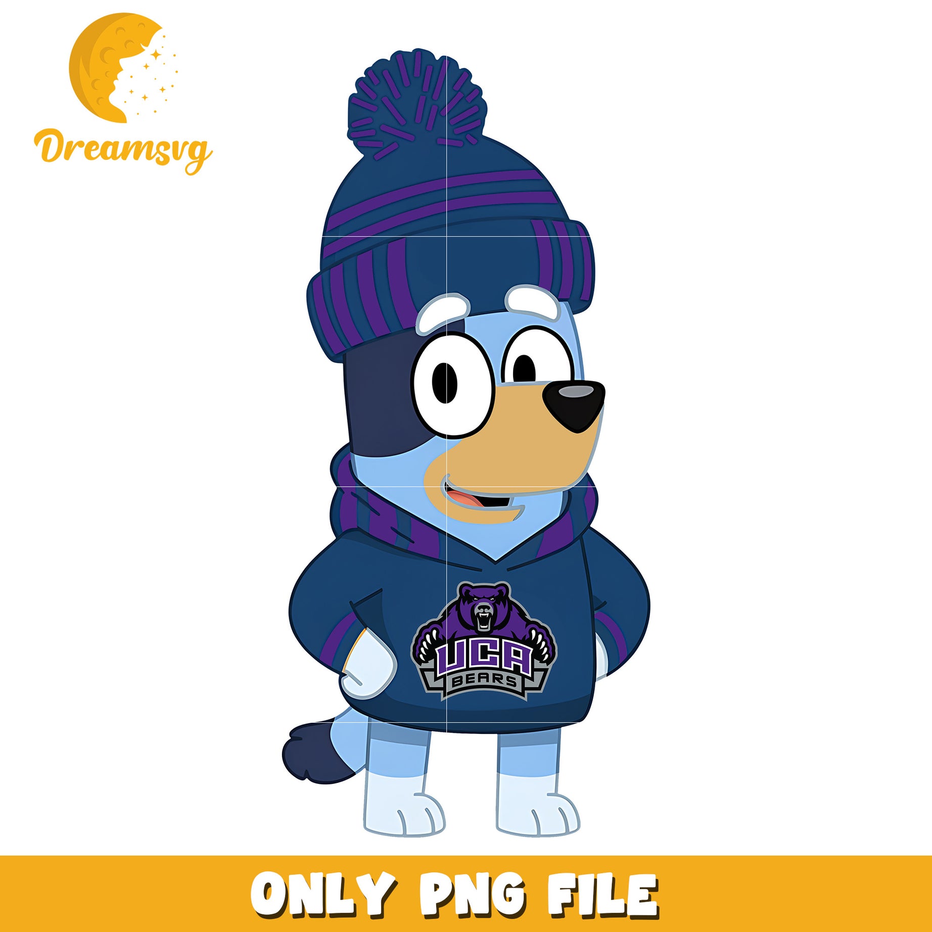 Bluey hoodie logo ncaa png, Central Arkansas Bears png, ncaa png