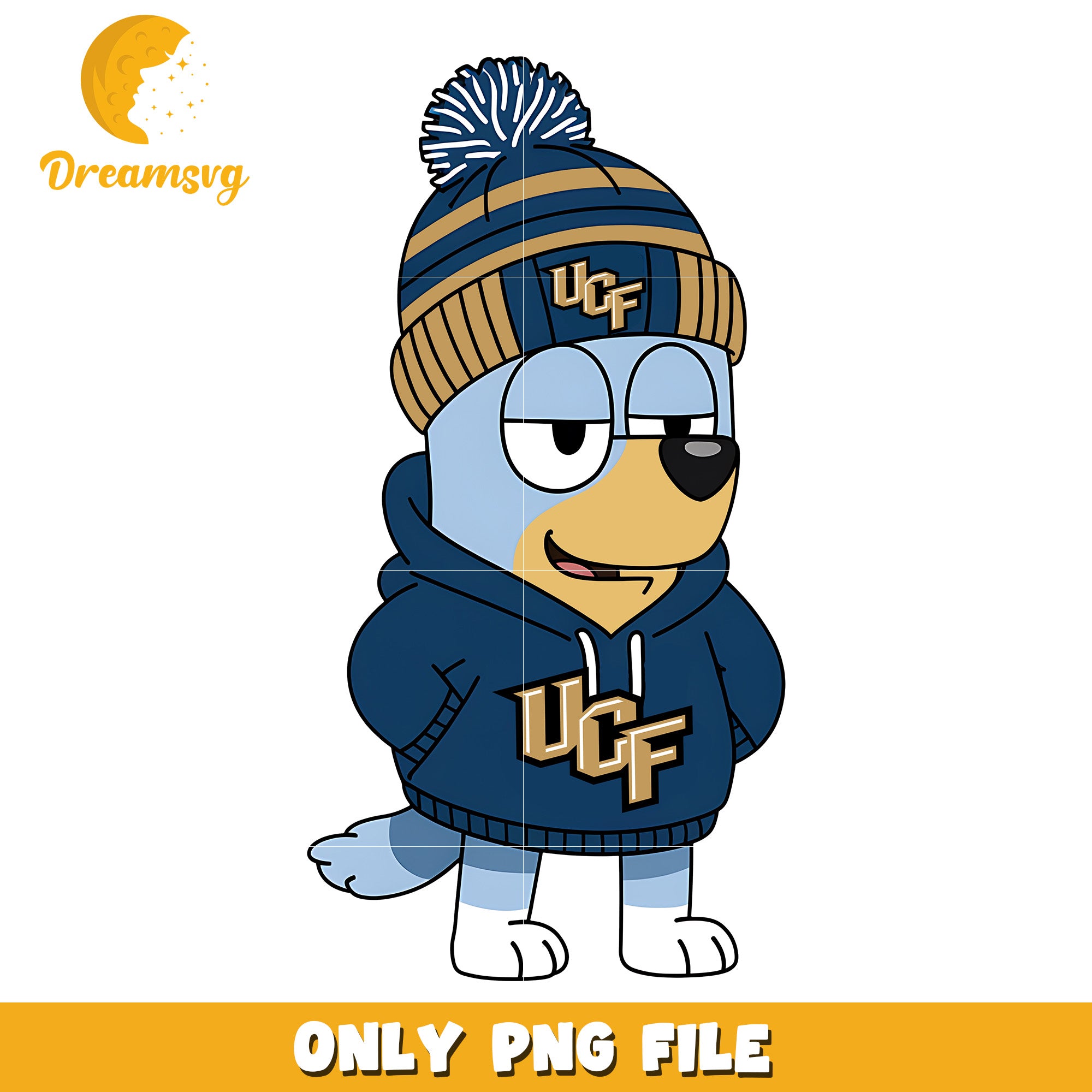 Bluey hoodie logo ncaa png, Central Florida Knights png, ncaa png
