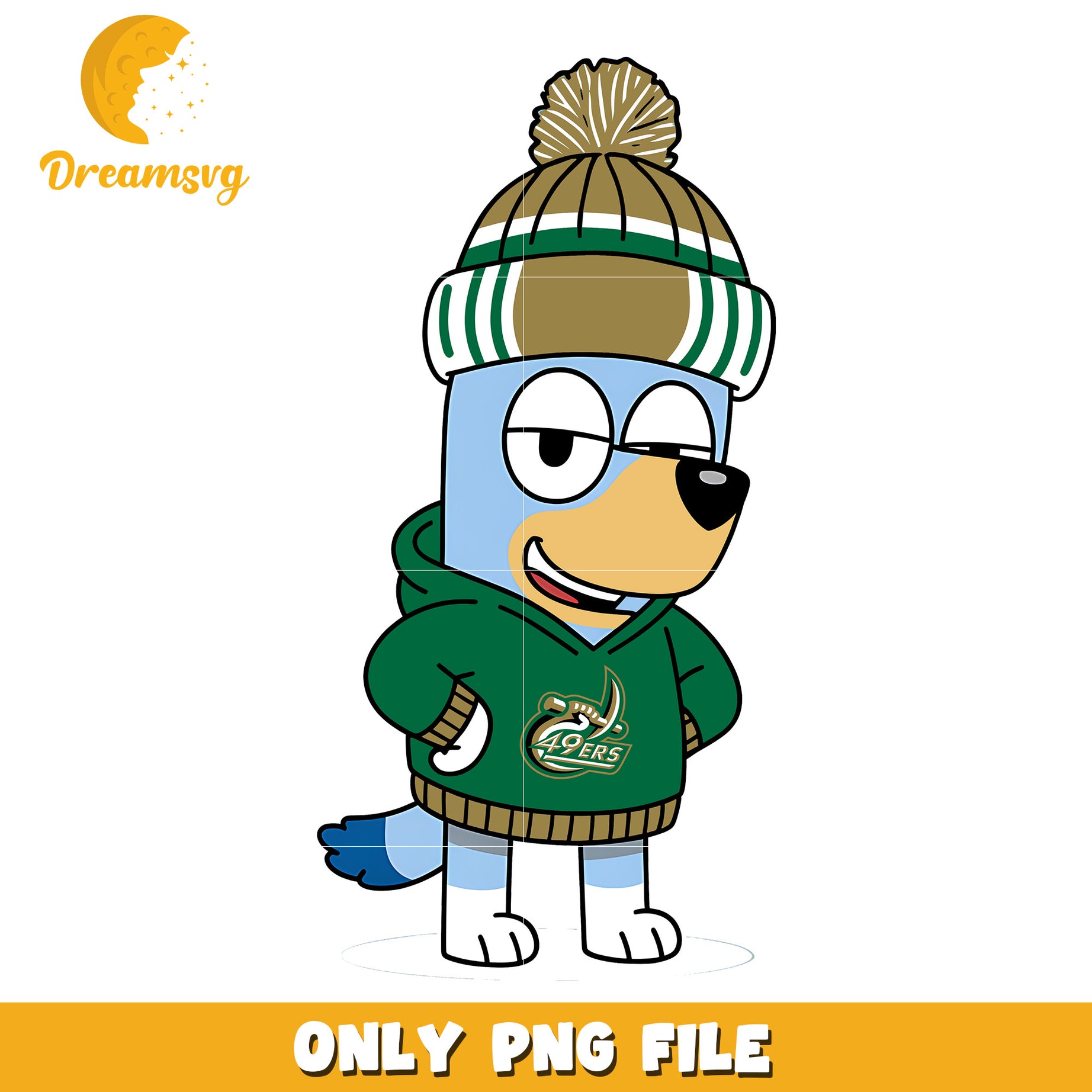 Bluey hoodie logo ncaa png, Charlotte ers png, ncaa png