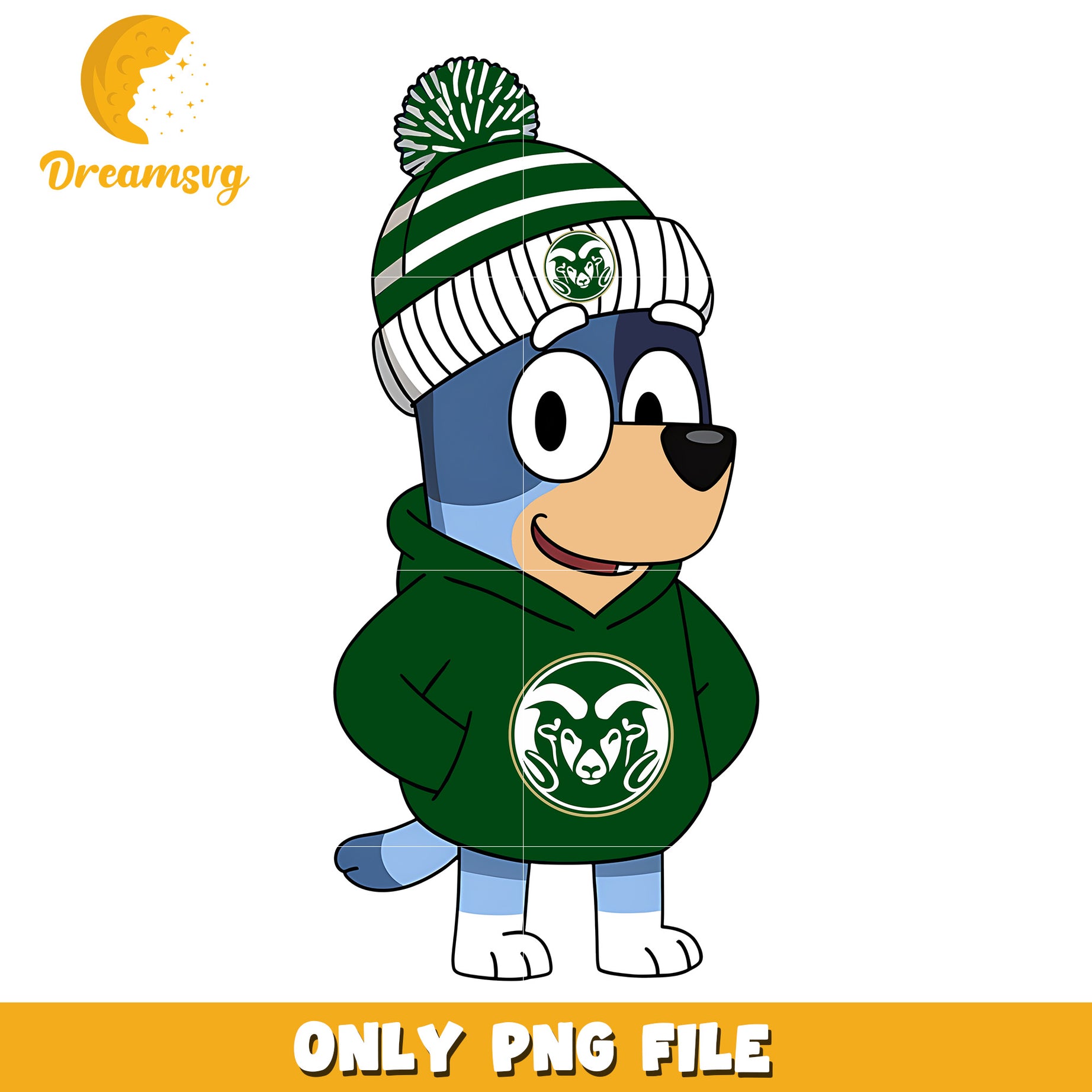 Bluey hoodie logo ncaa png, Colorado State Rams png, ncaa png