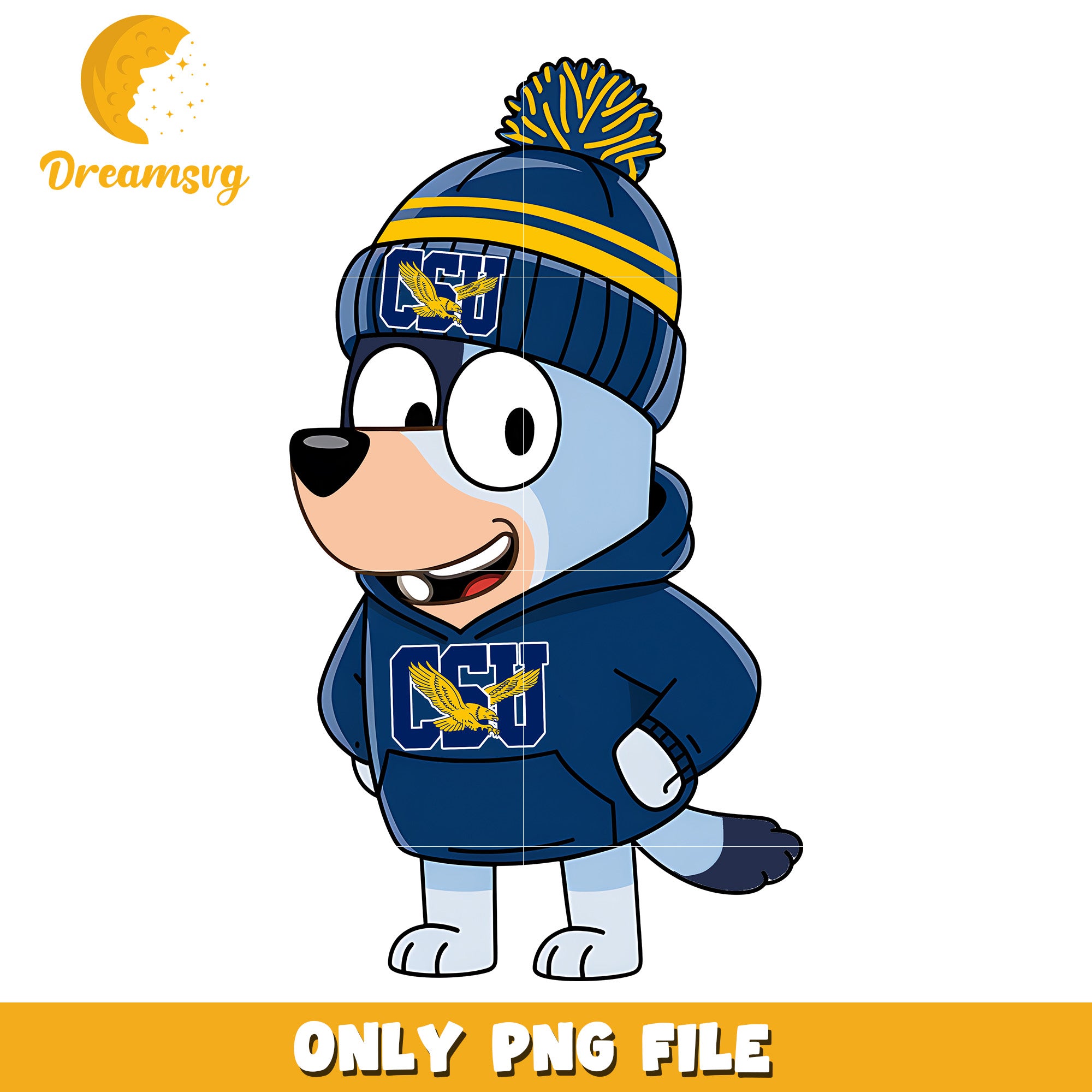 Bluey hoodie logo ncaa png, Coppin State Eagles png, ncaa png