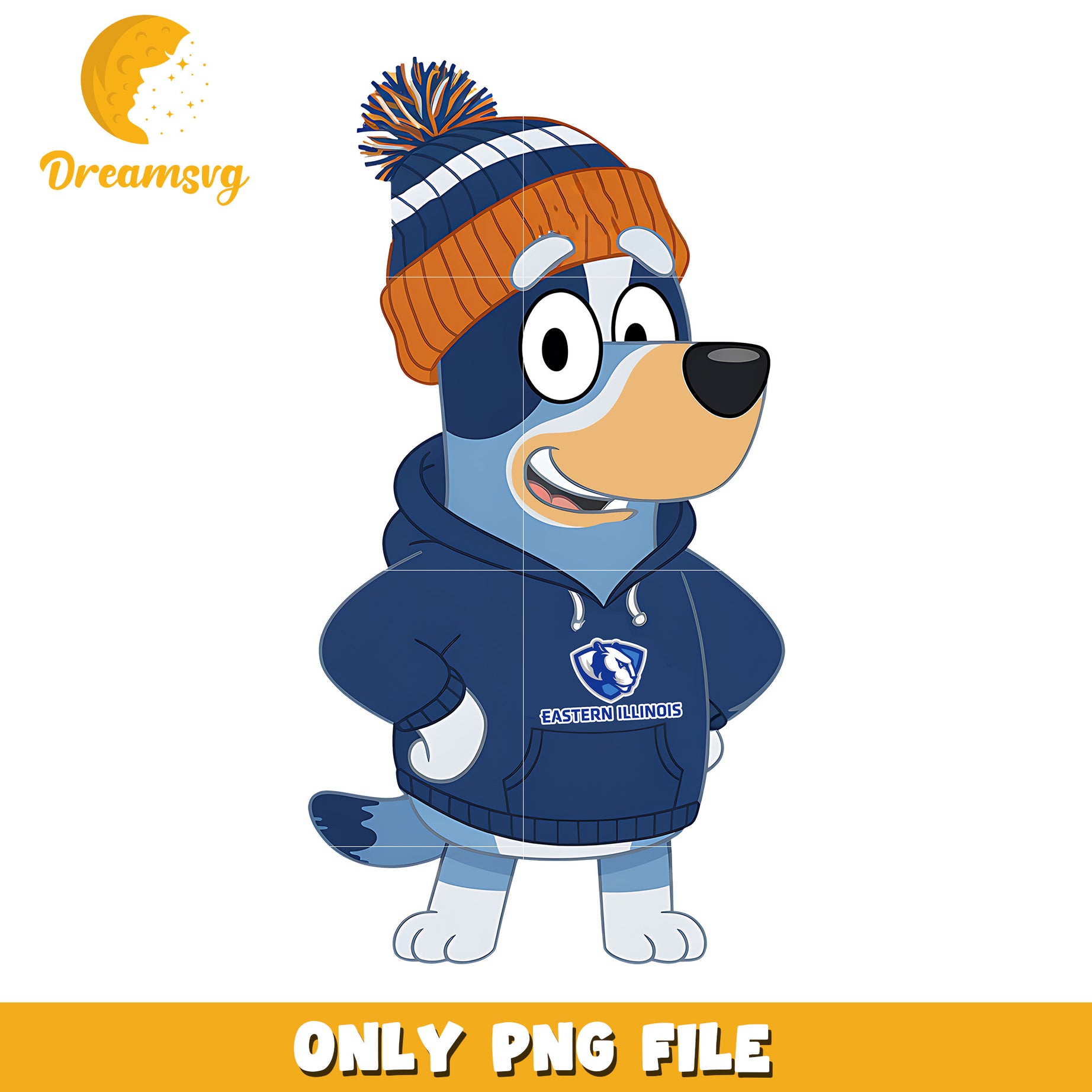 Bluey hoodie logo ncaa png, Eastern Illinois Panthers png, ncaa png