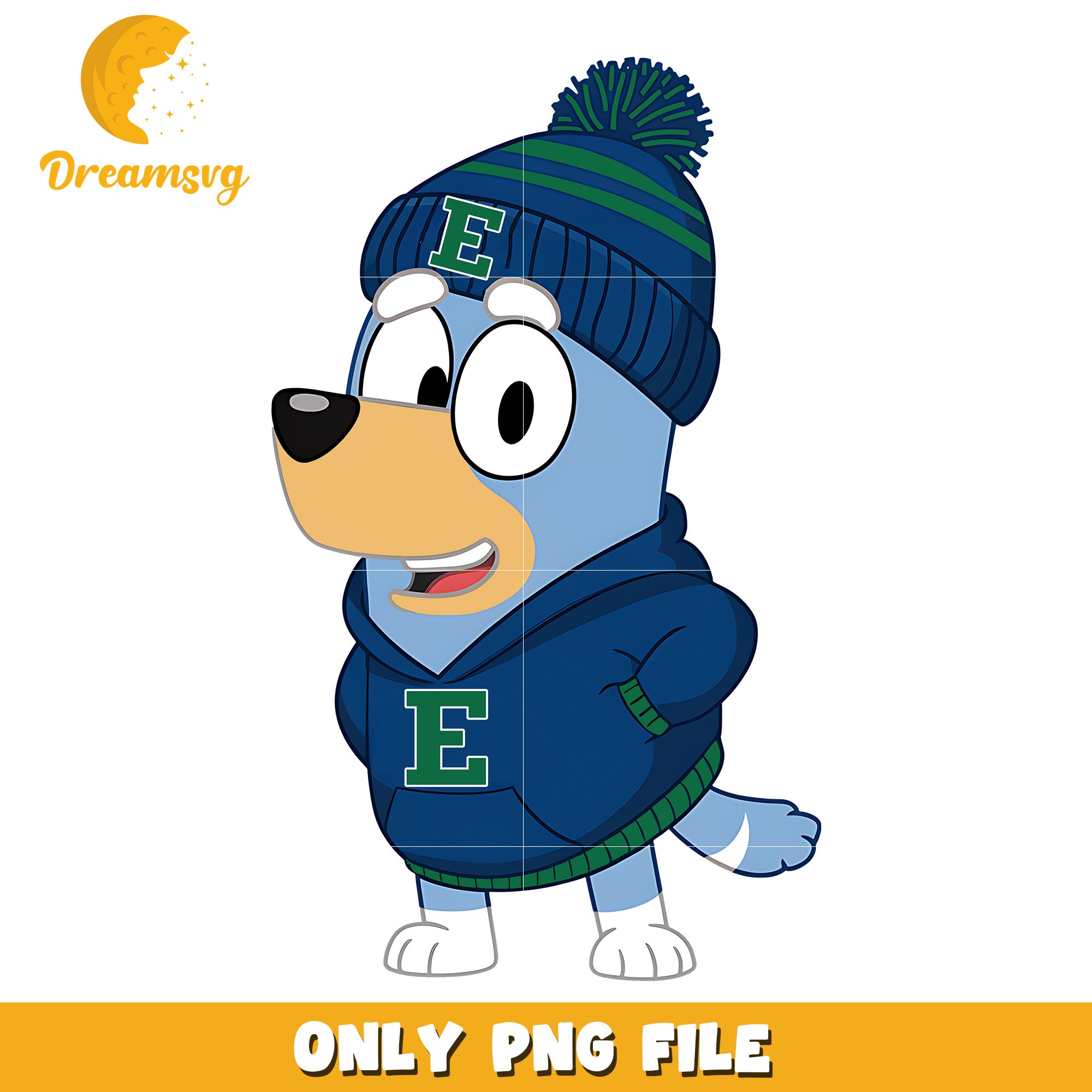 Bluey hoodie logo ncaa png, Eastern Michigan Eagles png, ncaa png