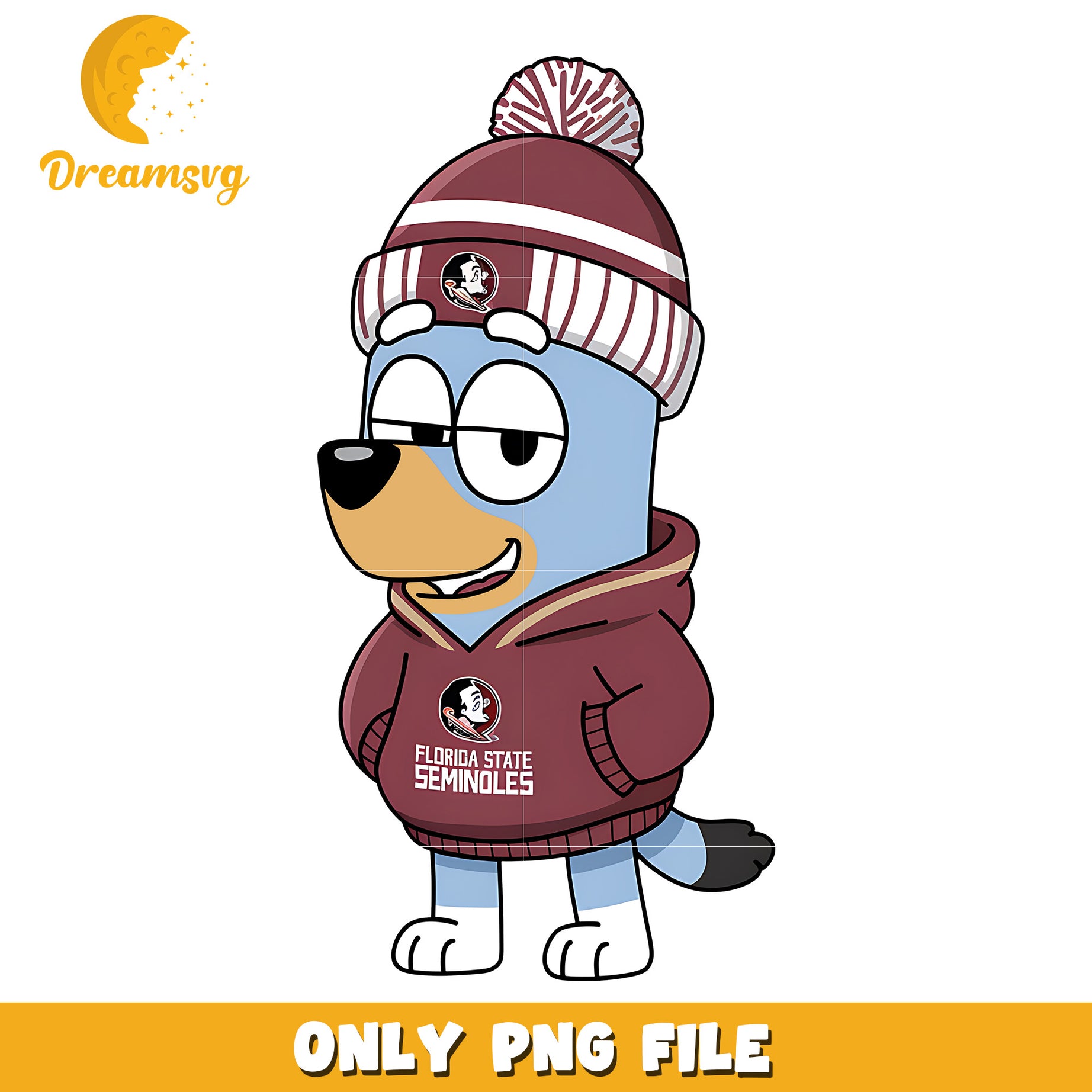 Bluey hoodie logo ncaa png, Florida State Seminoles png, ncaa png