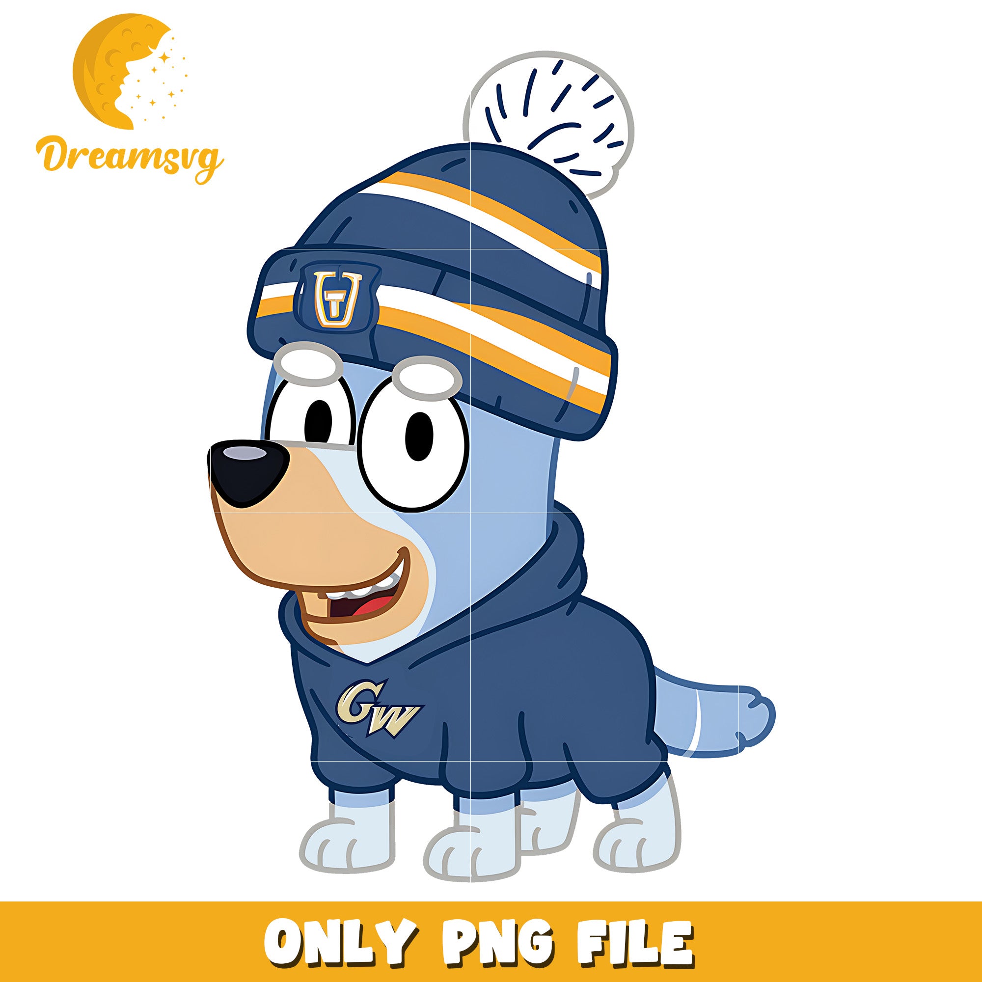 Bluey hoodie logo ncaa png, George Washington Colonials png, ncaa png