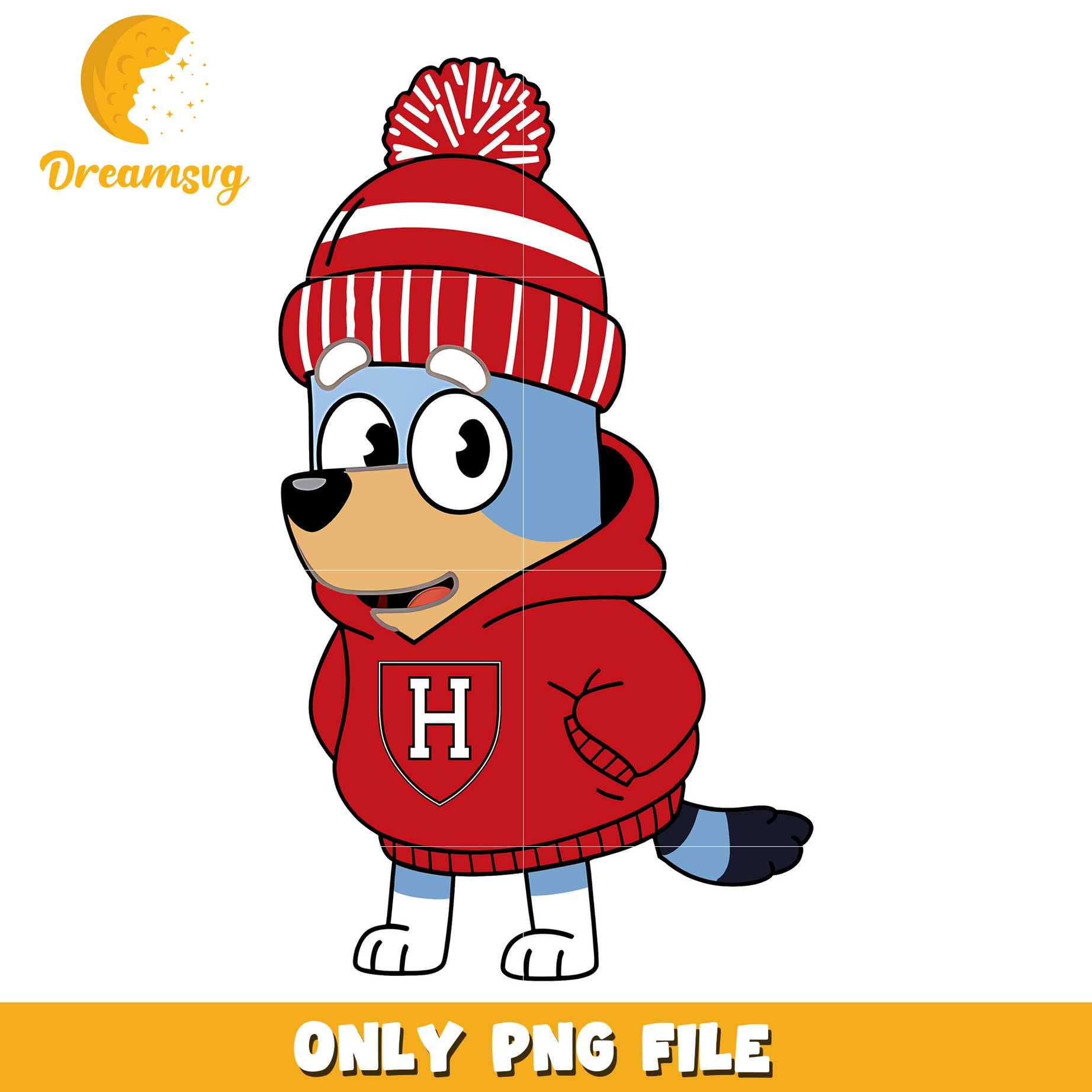 Bluey hoodie logo ncaa png, Harvard Crimson png, ncaa png