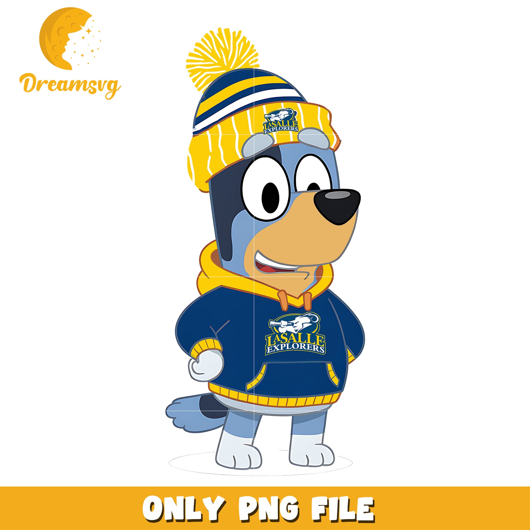 Bluey hoodie logo ncaa png, La Salle Explorers png, ncaa png