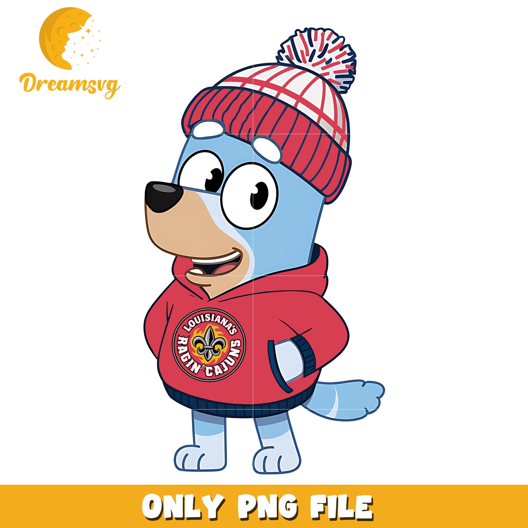 Bluey hoodie logo ncaa png, Louisiana Tech Bulldogs png, ncaa png