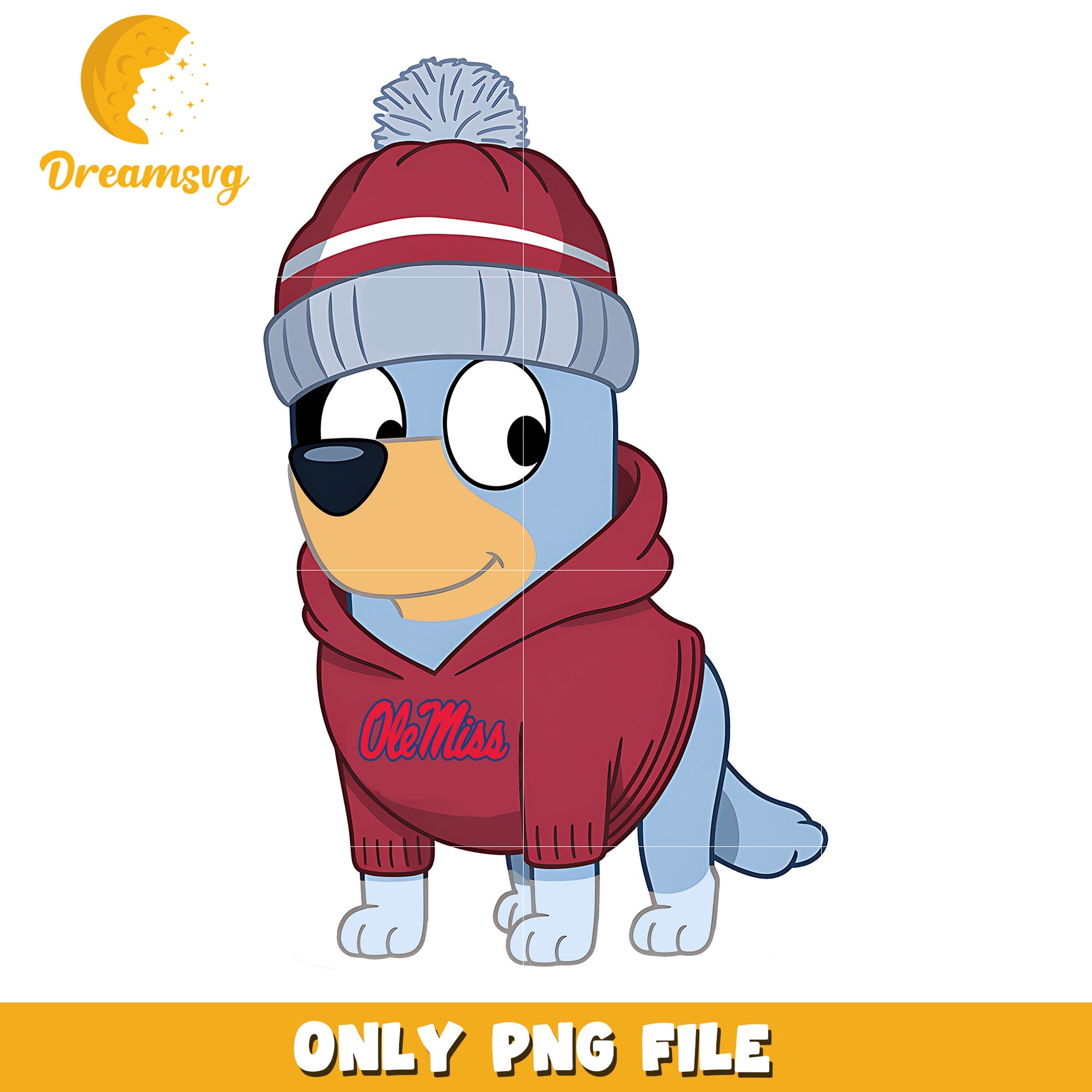 Bluey hoodie logo ncaa png, Mississippi Rebels png, ncaa png