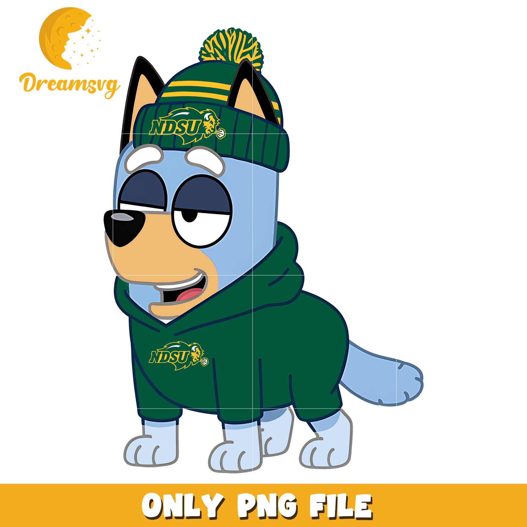Bluey hoodie logo ncaa png, North Dakota State png, ncaa png