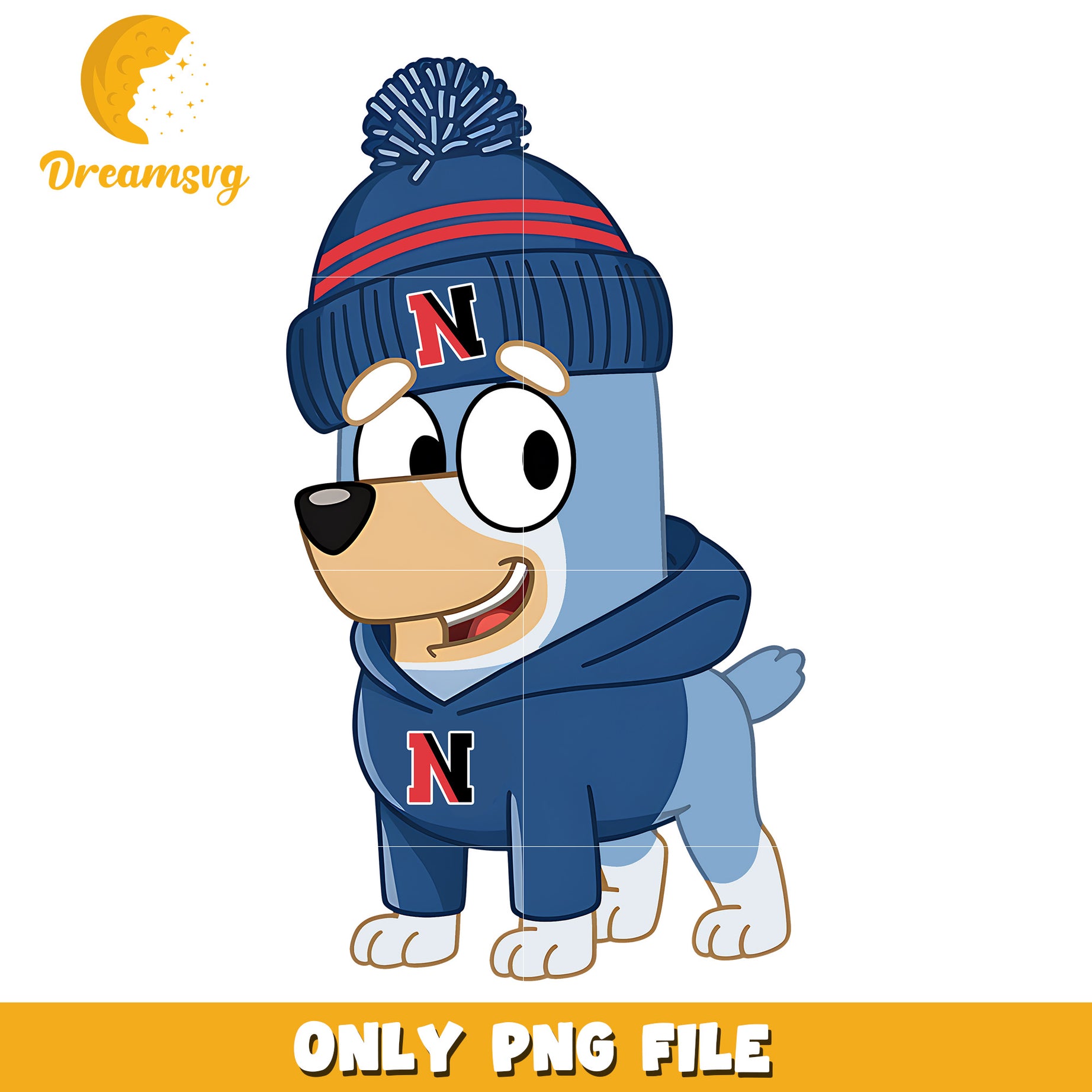 Bluey hoodie logo ncaa png, Northeastern Huskies png, ncaa png