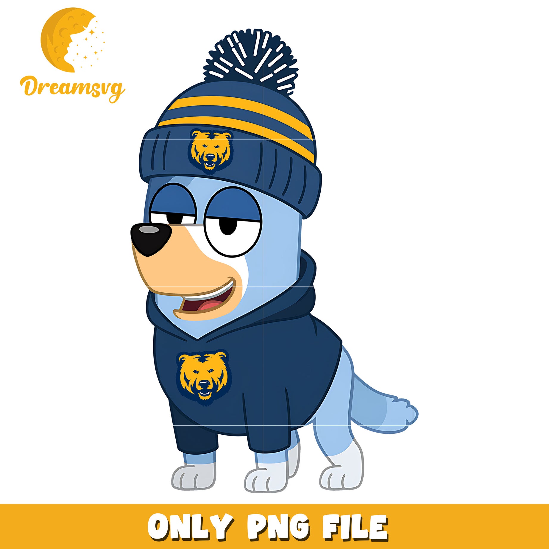 Bluey hoodie logo ncaa png, Northern Colorado Bears png, ncaa png