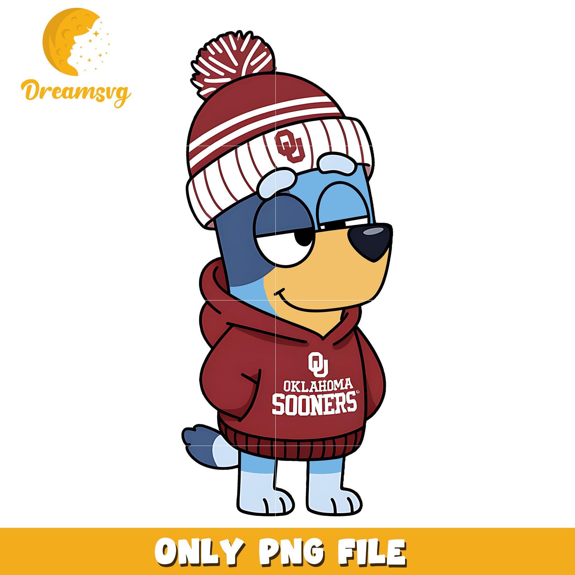 Bluey hoodie logo ncaa png, Oklahoma Sooners png, ncaa png
