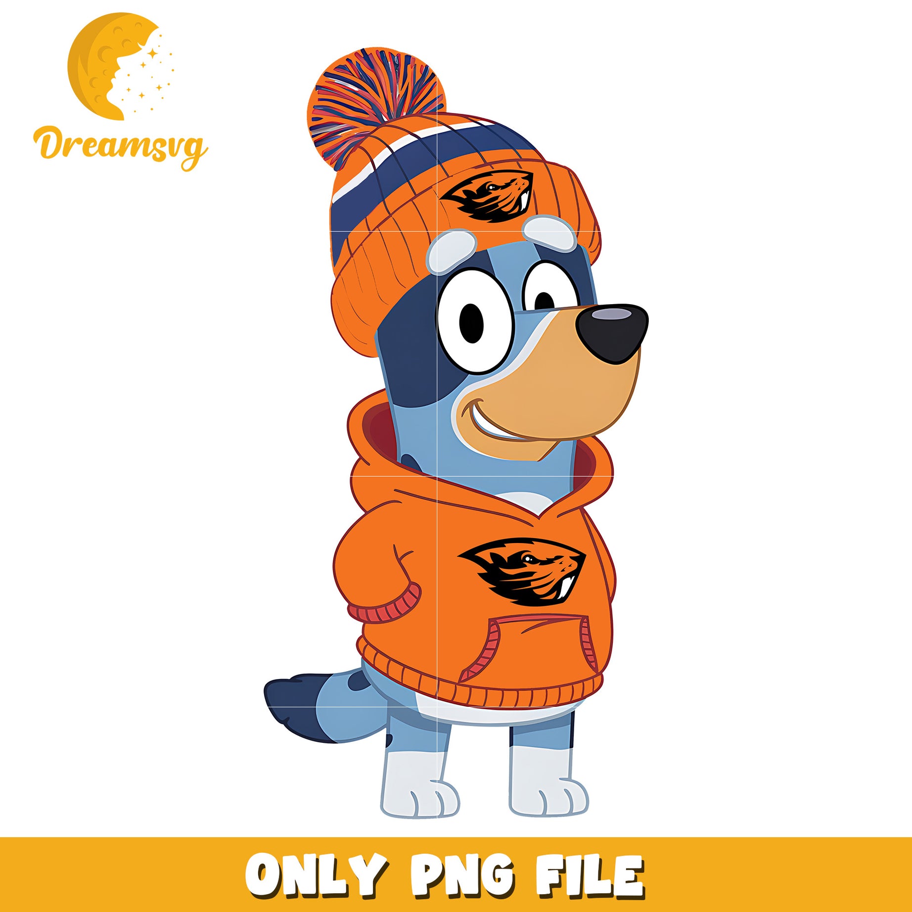 Bluey hoodie logo ncaa png, Oregon State Beavers png, ncaa png