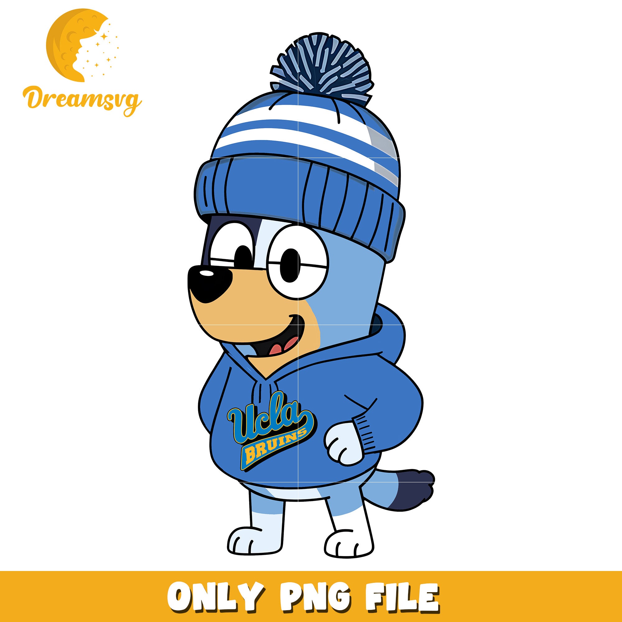 Bluey hoodie logo ncaa team png, UCLA Bruins png, ncaa png