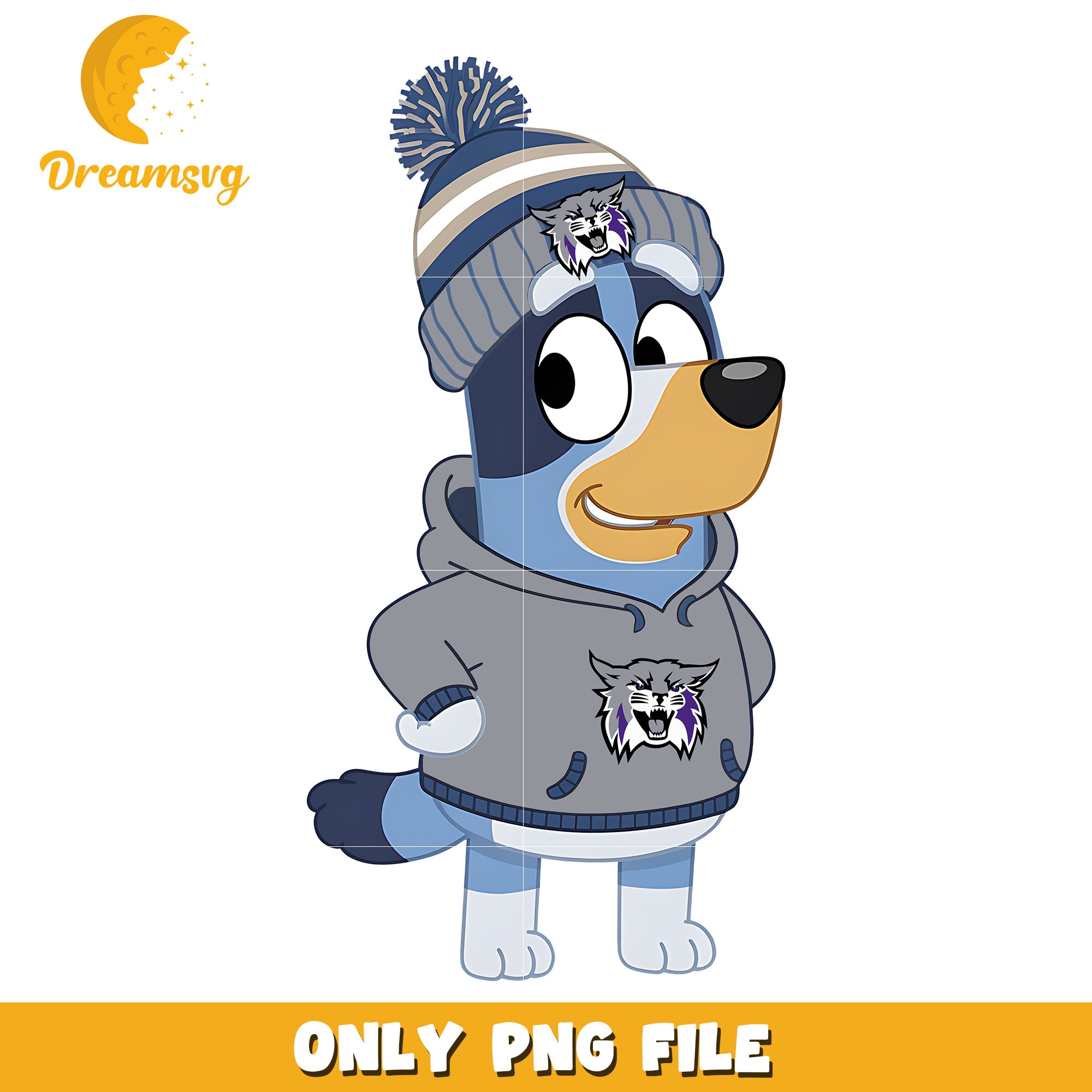 Bluey hoodie logo ncaa team png, Weber State Wildcats  png, ncaa png