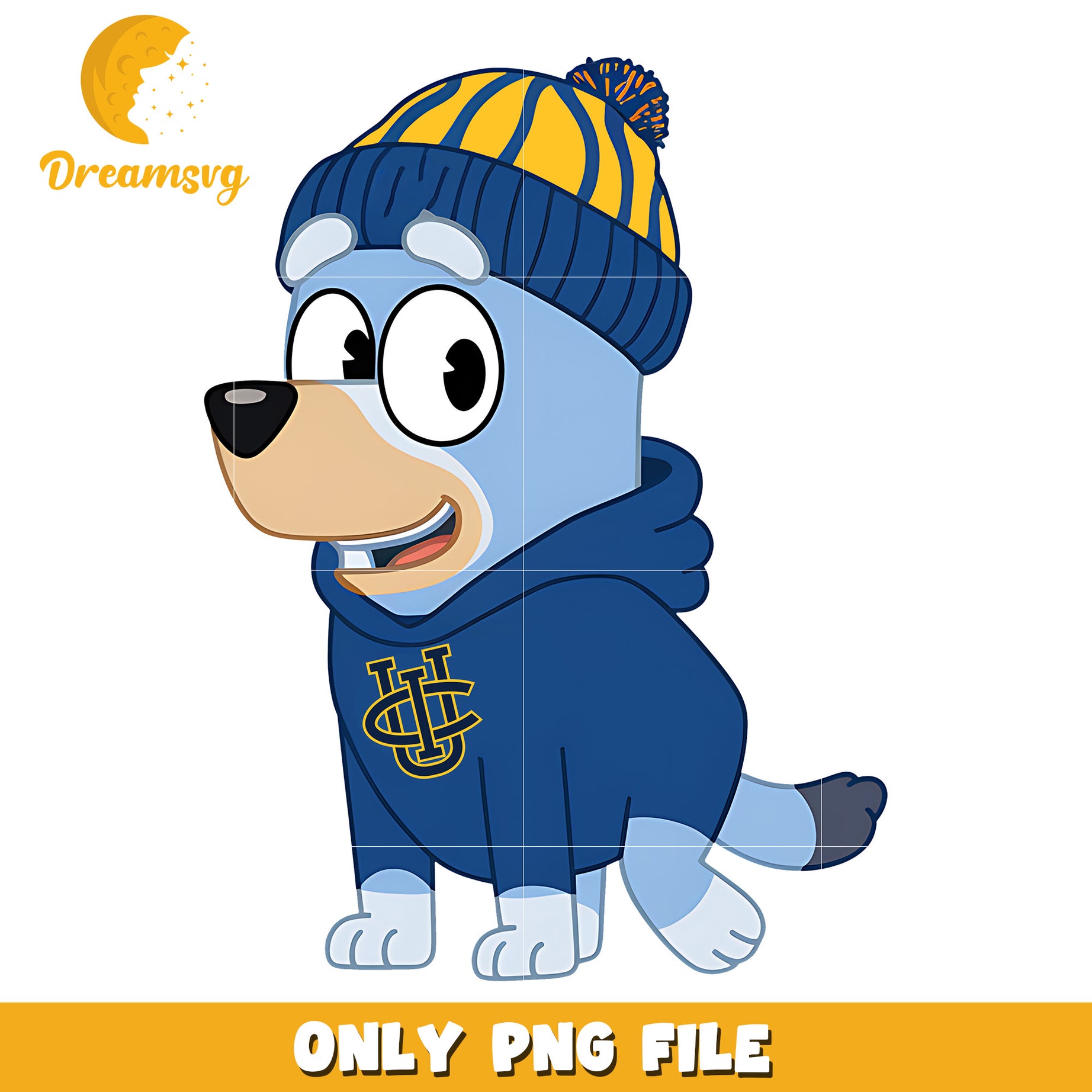 Bluey hoodie logo png, California Irvine Anteaters png, ncaa png