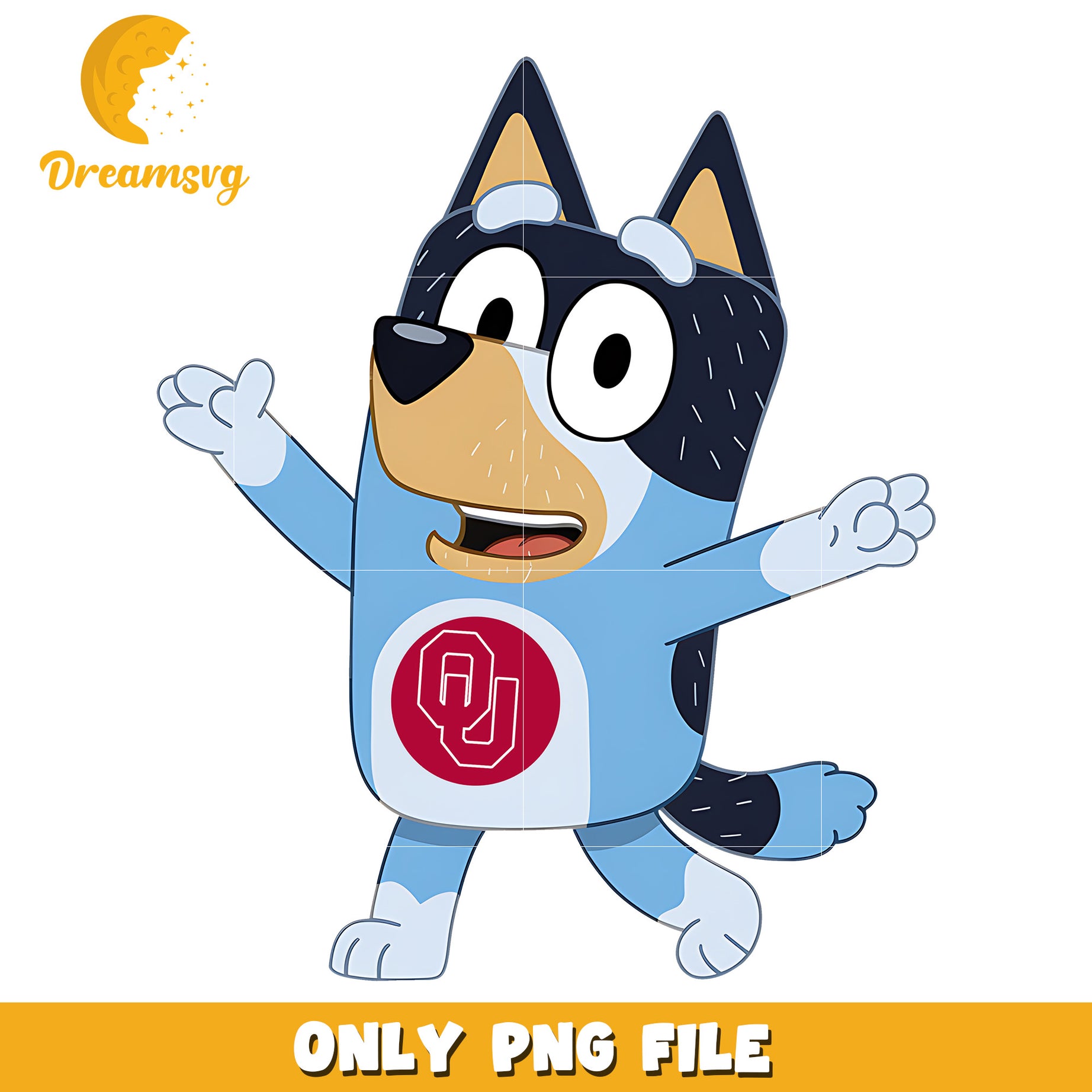 Bluey logo Sooners team png, Oklahoma Sooners png, ncaa png