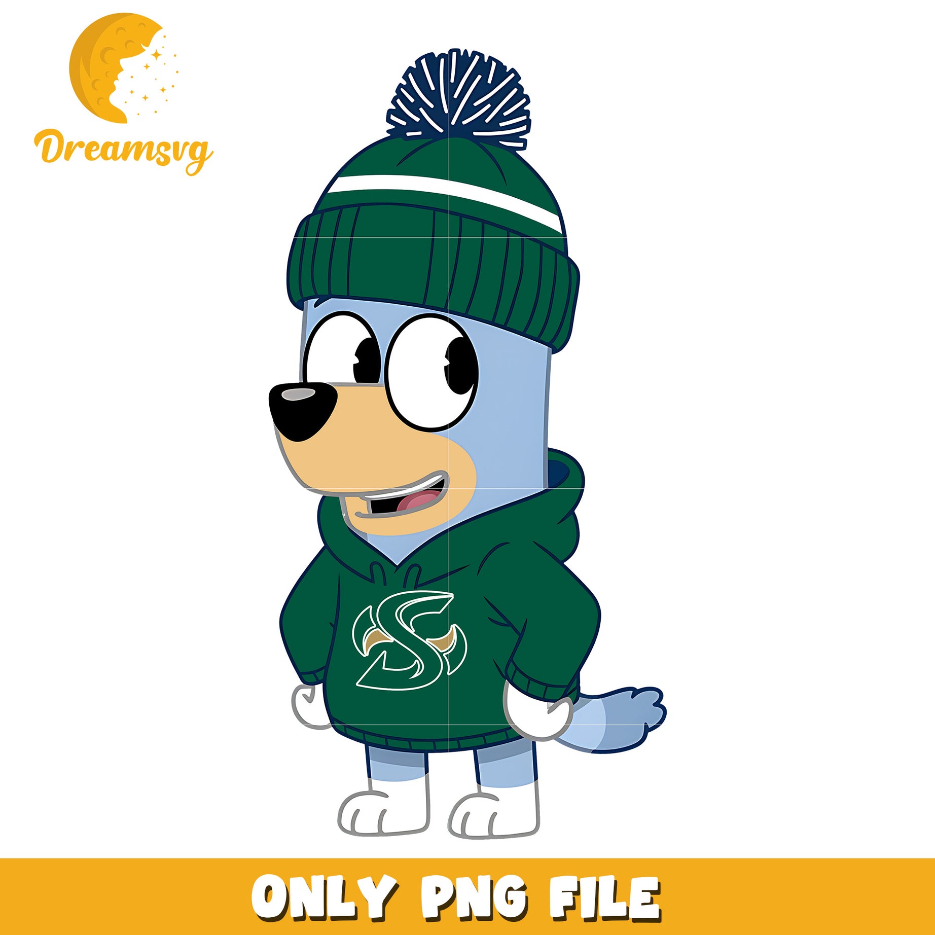 Bluey logo design png, Sacramento State Hornets png, ncaa png