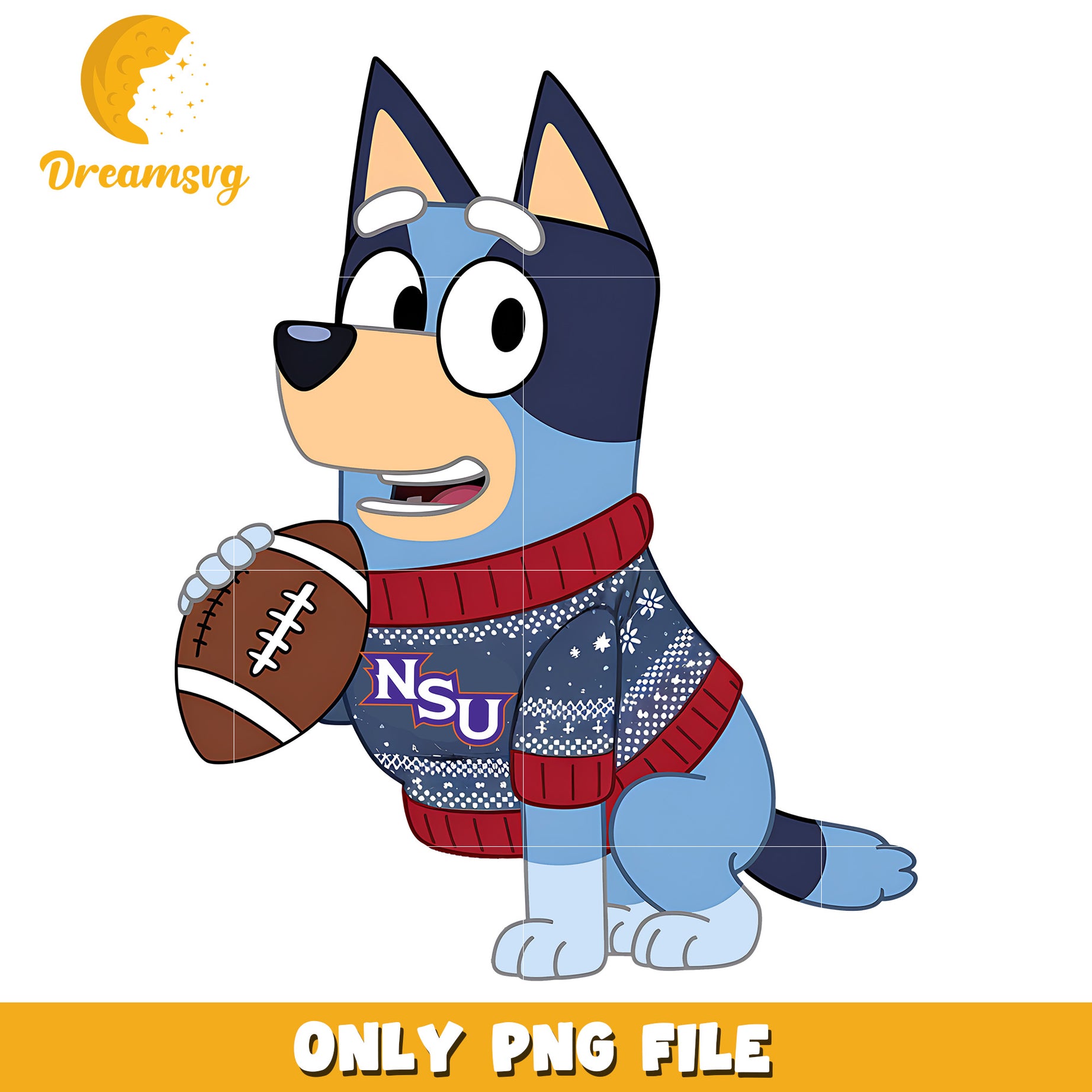 Bluey logo ncaa png, Northwestern State Demonss png, ncaa png