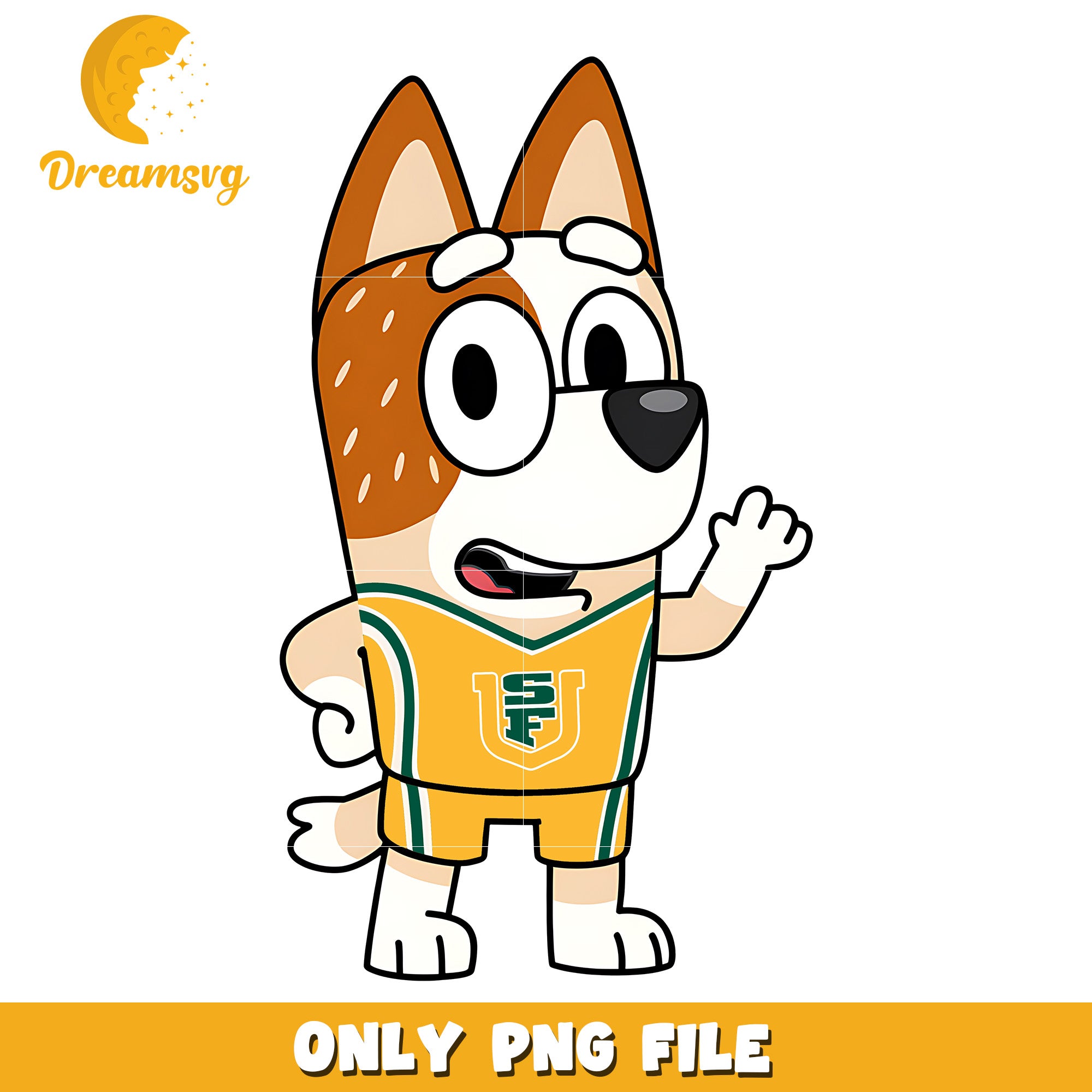 Bluey mom Dons shirt logo png, San Francisco Dons png, ncaa png