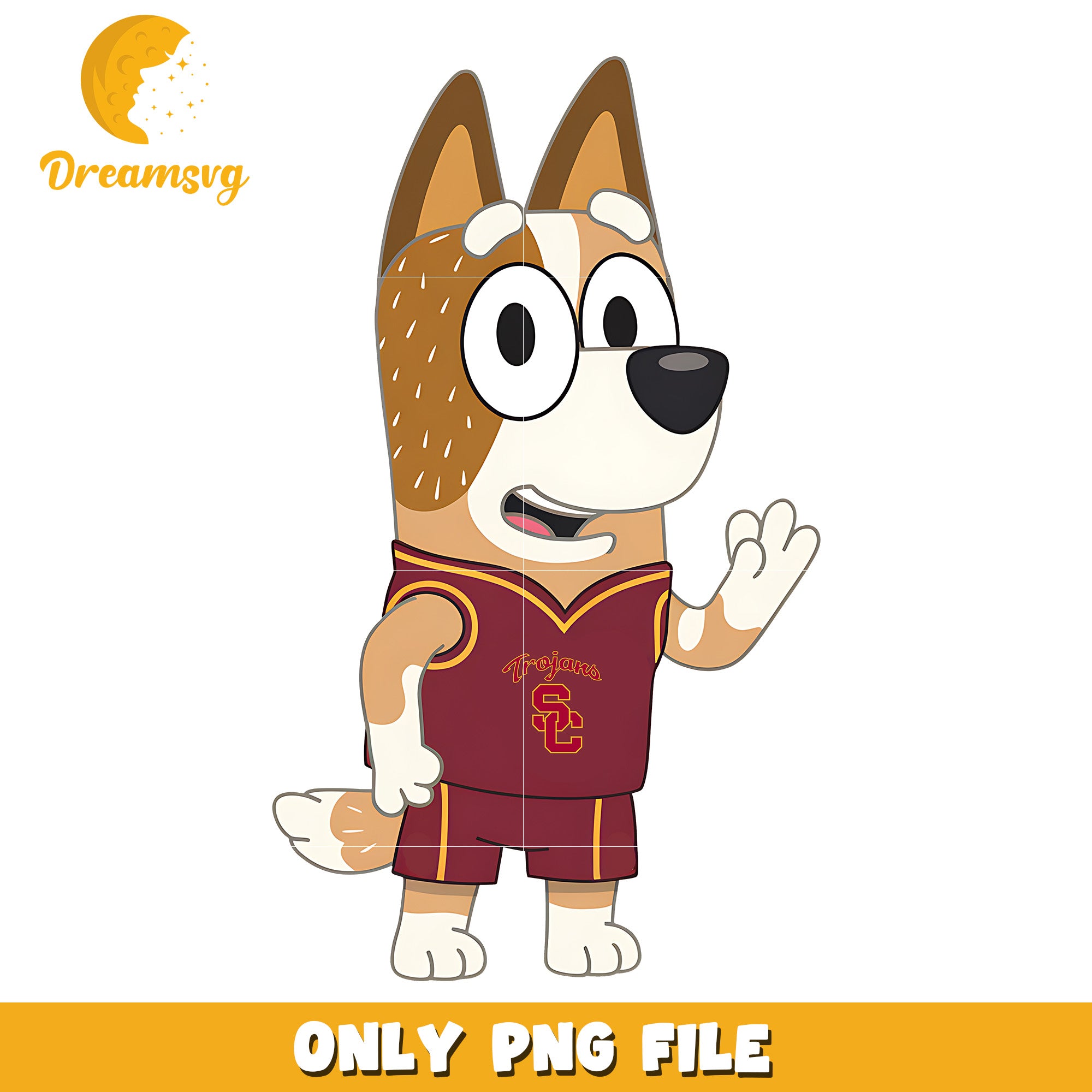 Bluey mom character png, Southern California Trojans png, ncaa png