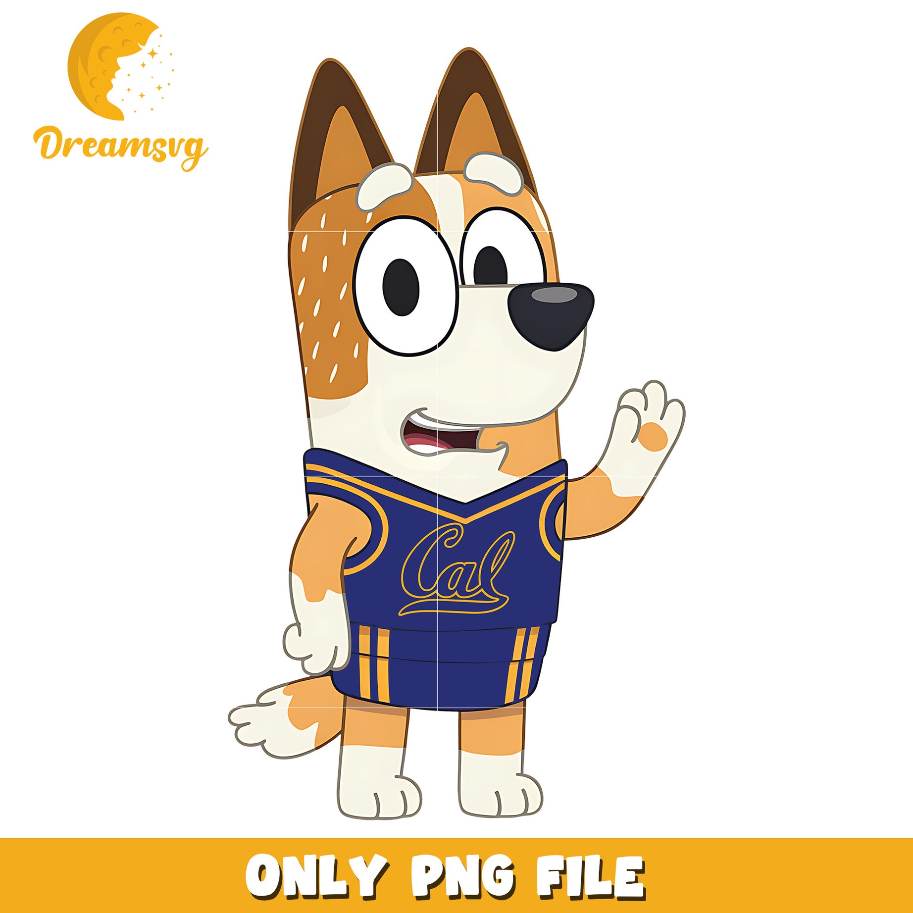 Bluey mom t-shirt logo png, California Golden Bears png, ncaa png