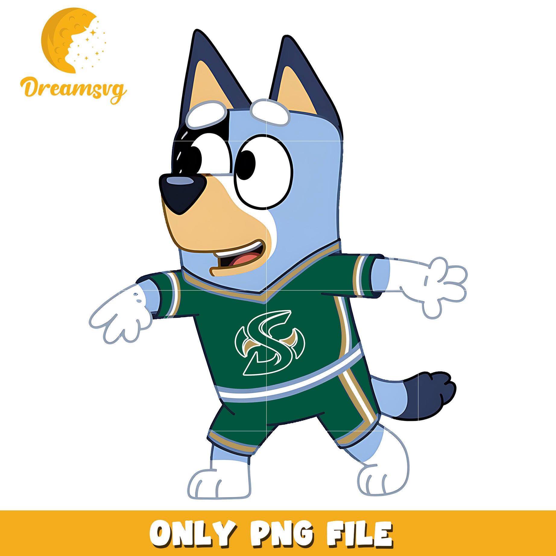 Bluey ncaa uniform png, Sacramento State Hornets png, ncaa png