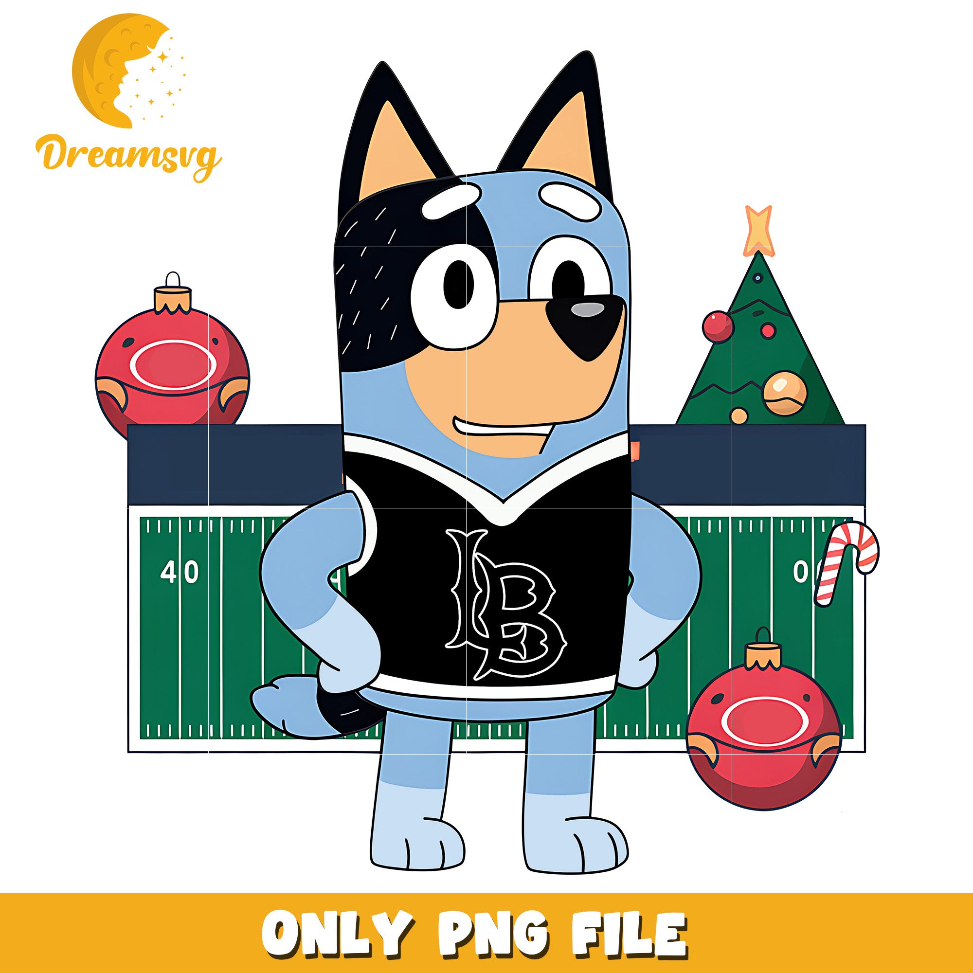 Bluey on christmas day png, Long Beach State 49ers png, ncaa png