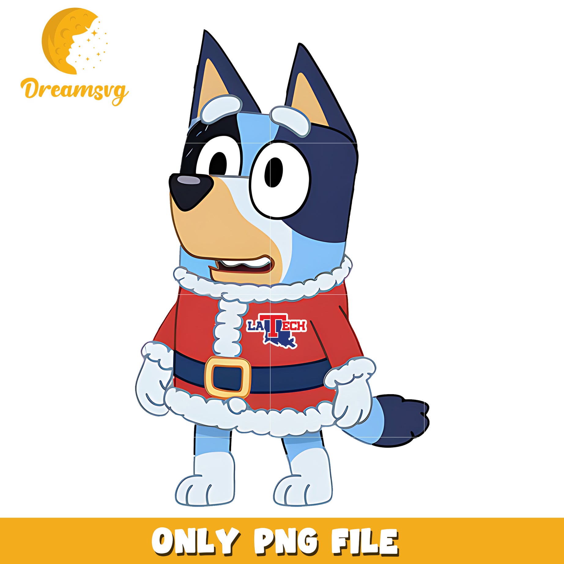 Bluey on christmas day png, Louisiana Monroe Warhawks png, ncaa png