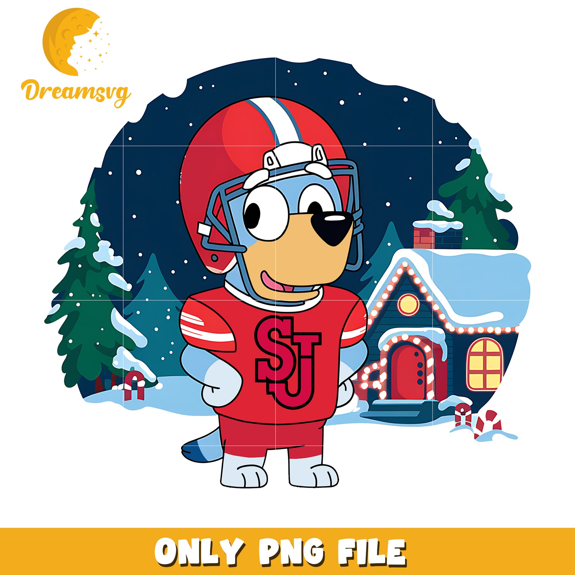 Bluey rugby player png, St John's Red Storm png, ncaa png