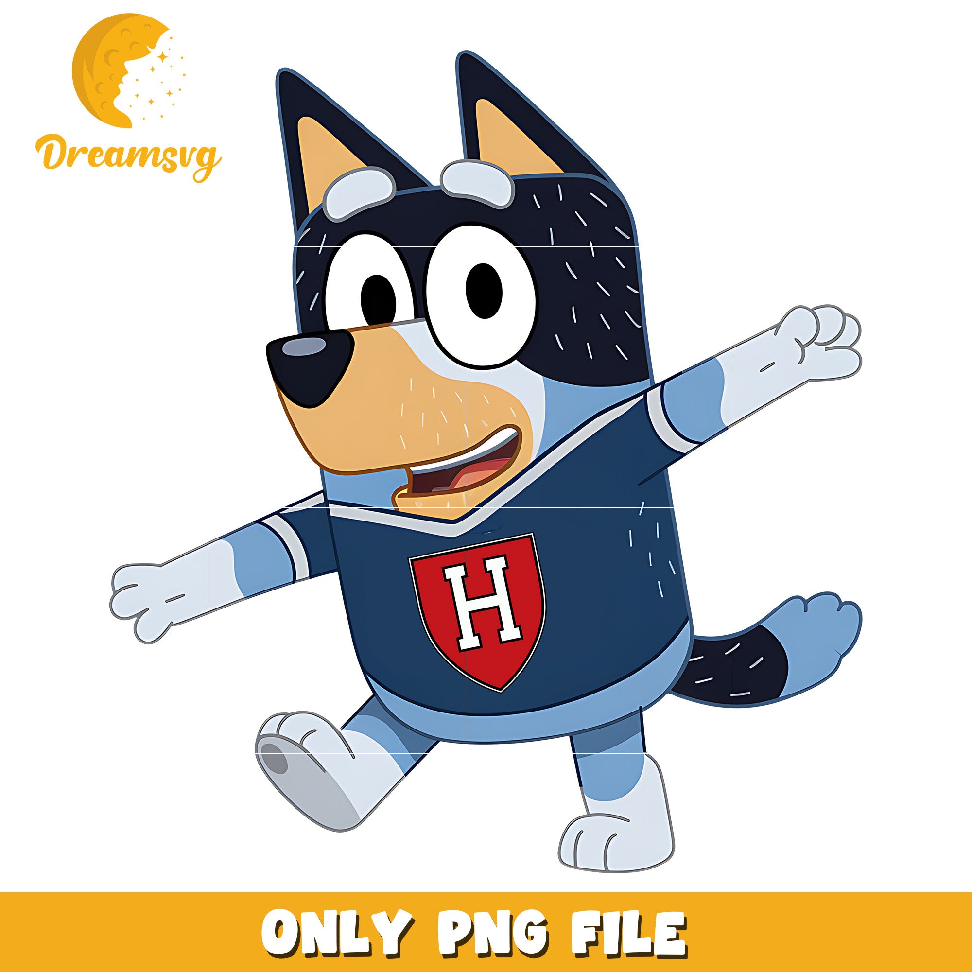 Bluey t-shirt logo ncaa png, Harvard Crimson png, ncaa png