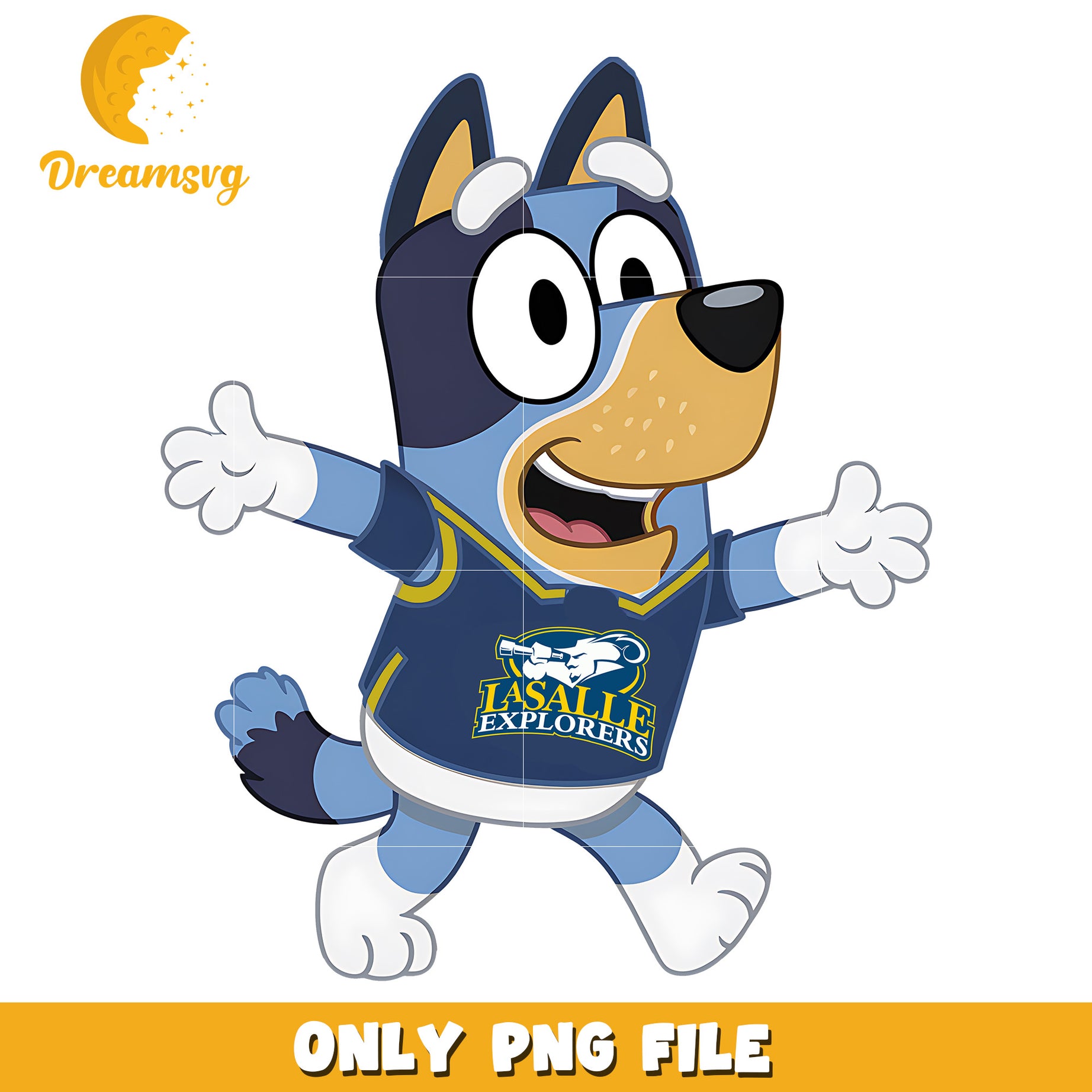 Bluey t-shirt logo ncaa png, La Salle Explorers png, ncaa png