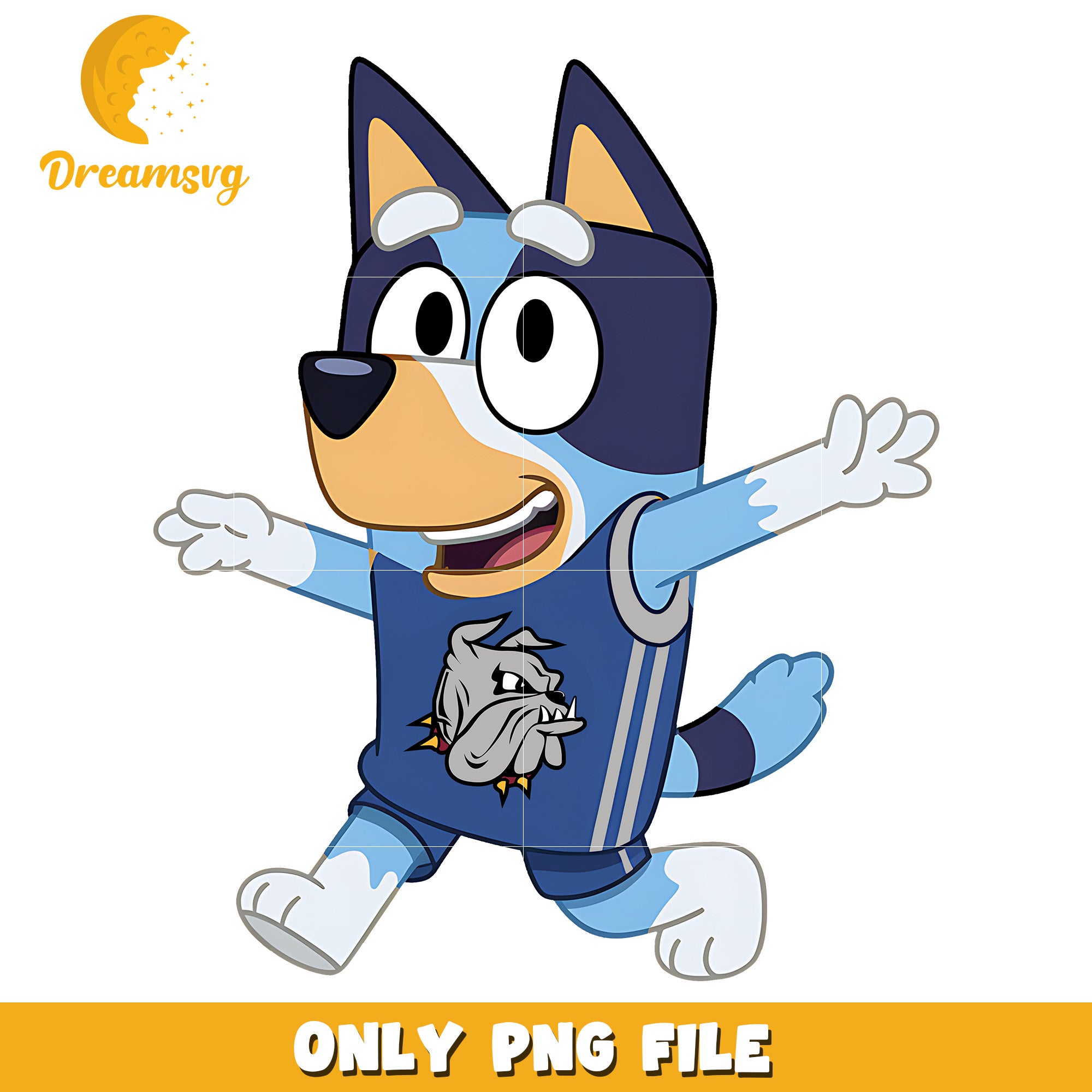 Bluey t-shirt logo ncaa png, Minnesota Duluth Bulldogs png, ncaa png (2)