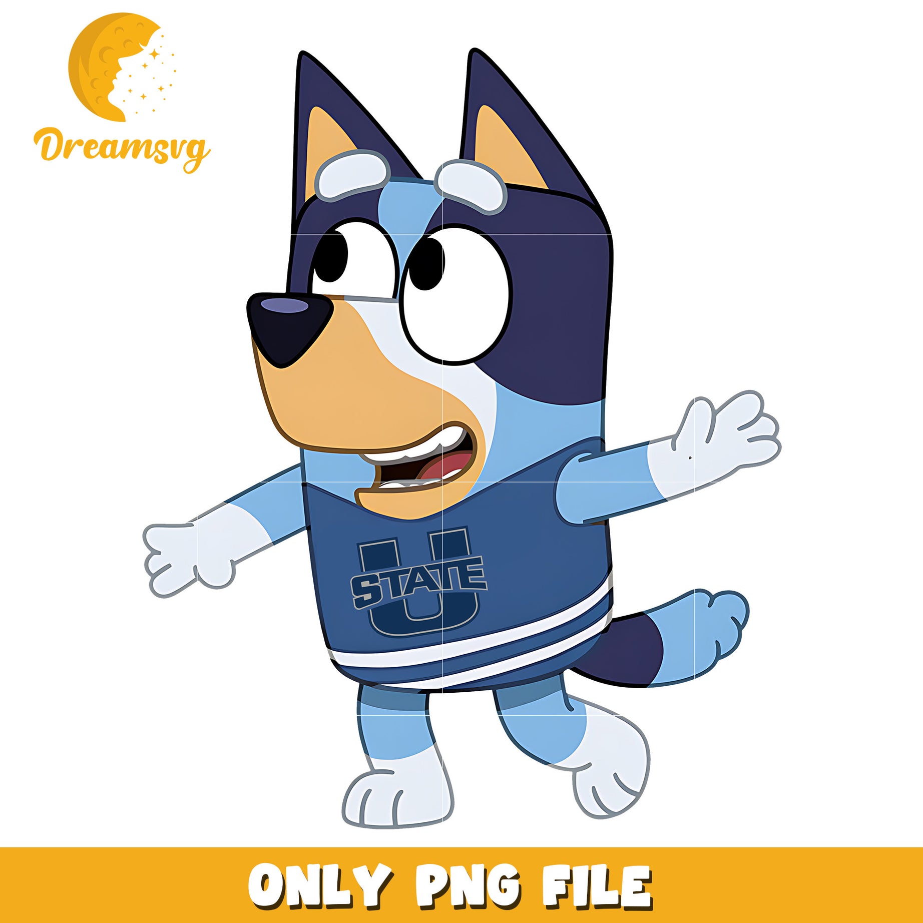 Bluey t-shirt logo ncaa png, Utah State Aggies png, ncaa png