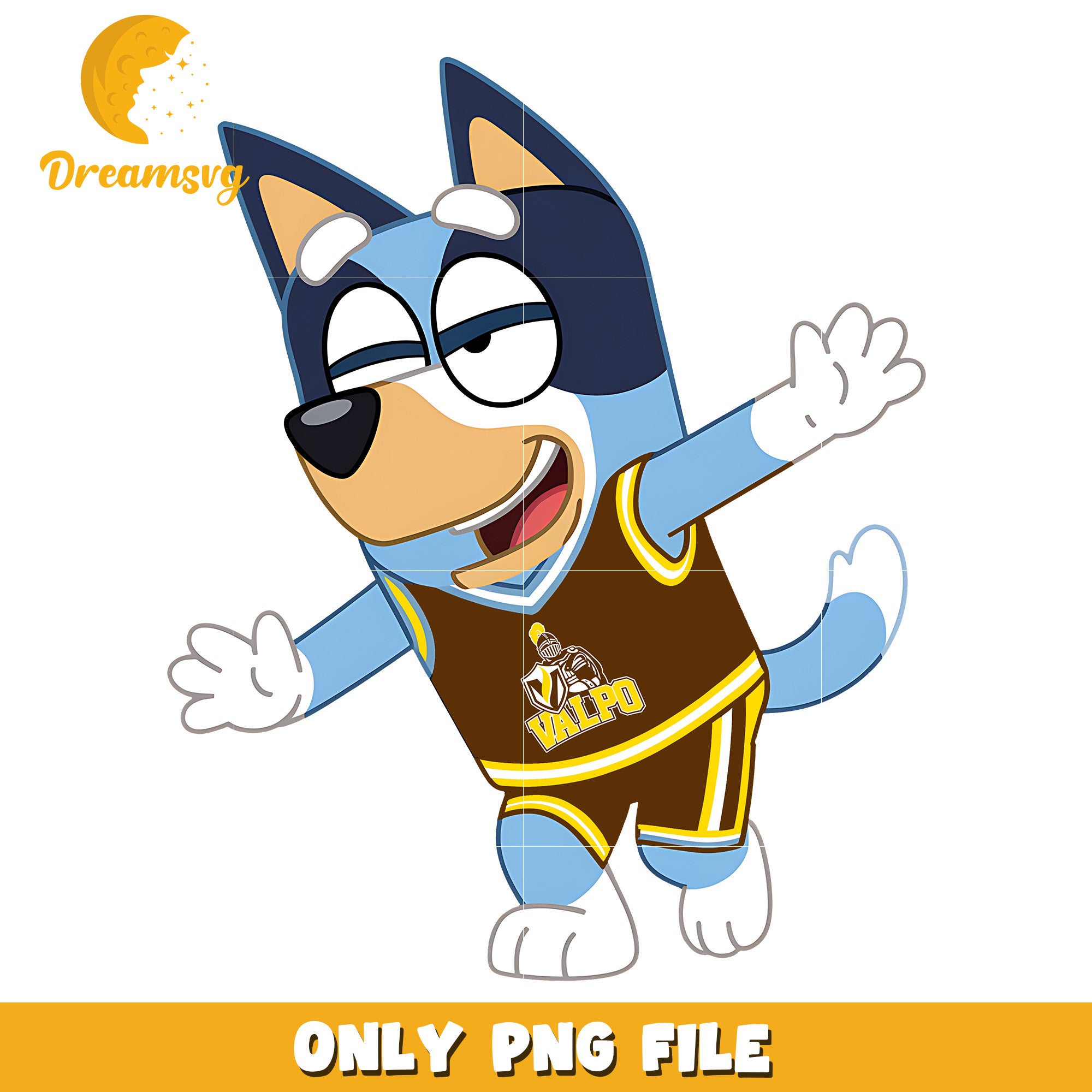 Bluey t-shirt logo ncaa png, Valparaiso Crusaders png, ncaa png