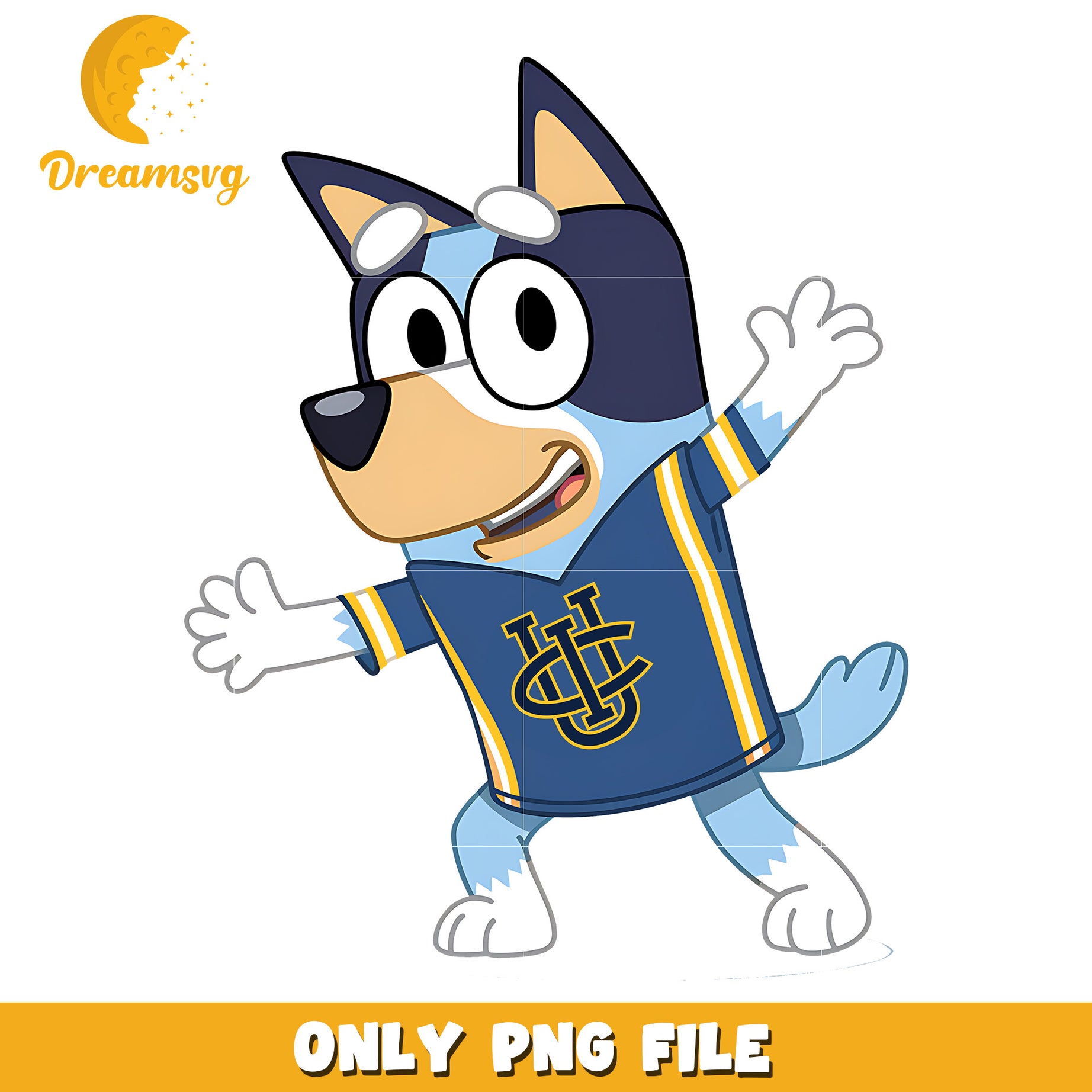 Bluey t-shirt logo png, California Irvine Anteaters png, ncaa png