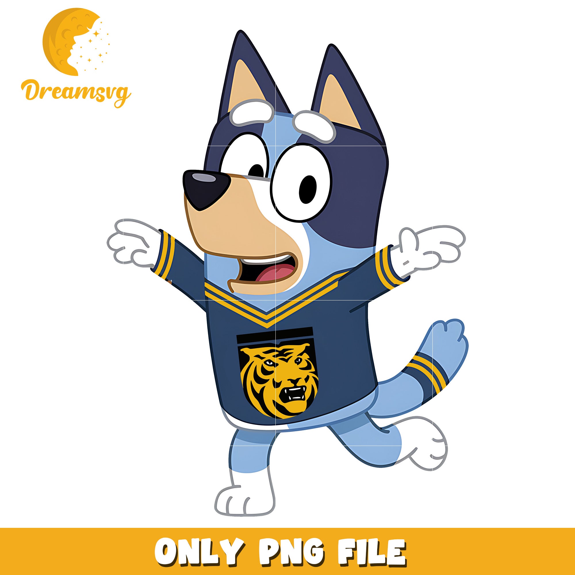 Bluey t-shirt logo png, Colorado College Tigers png, ncaa png