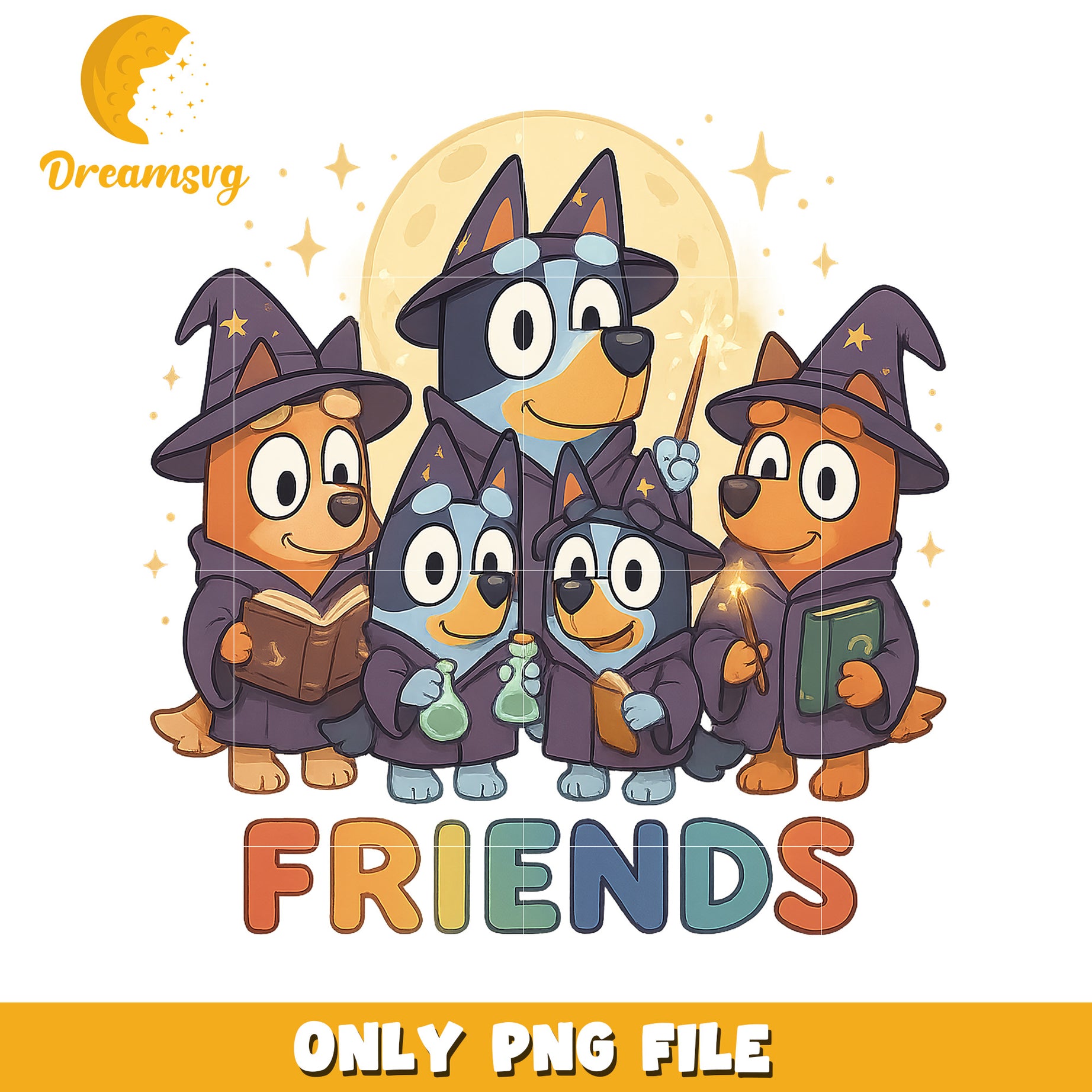 Bluey witch halloween png, bluey halloween png, halloween toys png